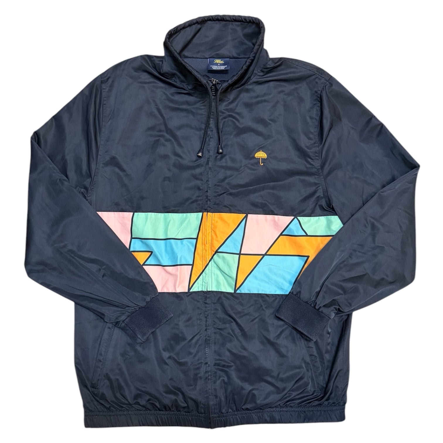Helas Skateboarding Moziac Navy Track Jacket
