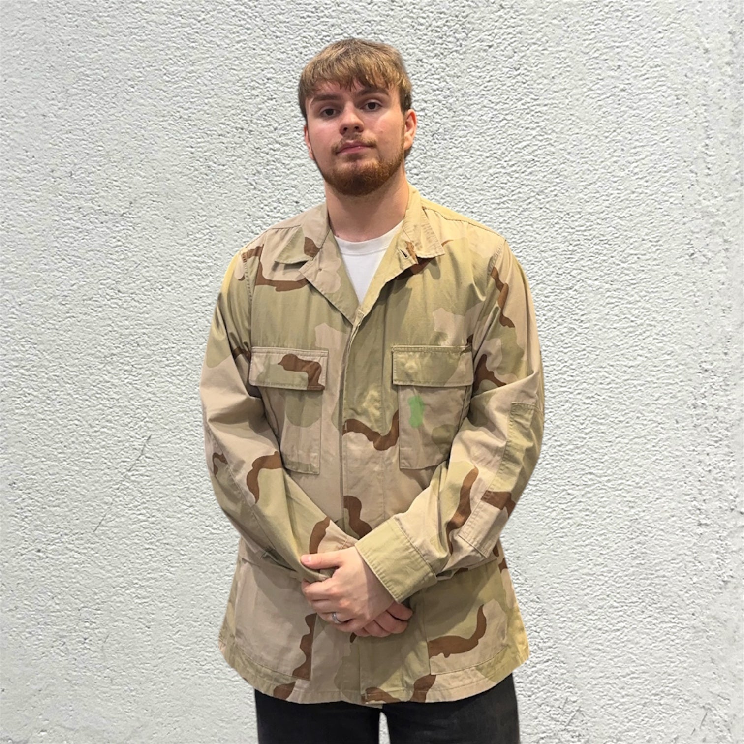 Vintage American Army Dessert Camo Coat Jacket
