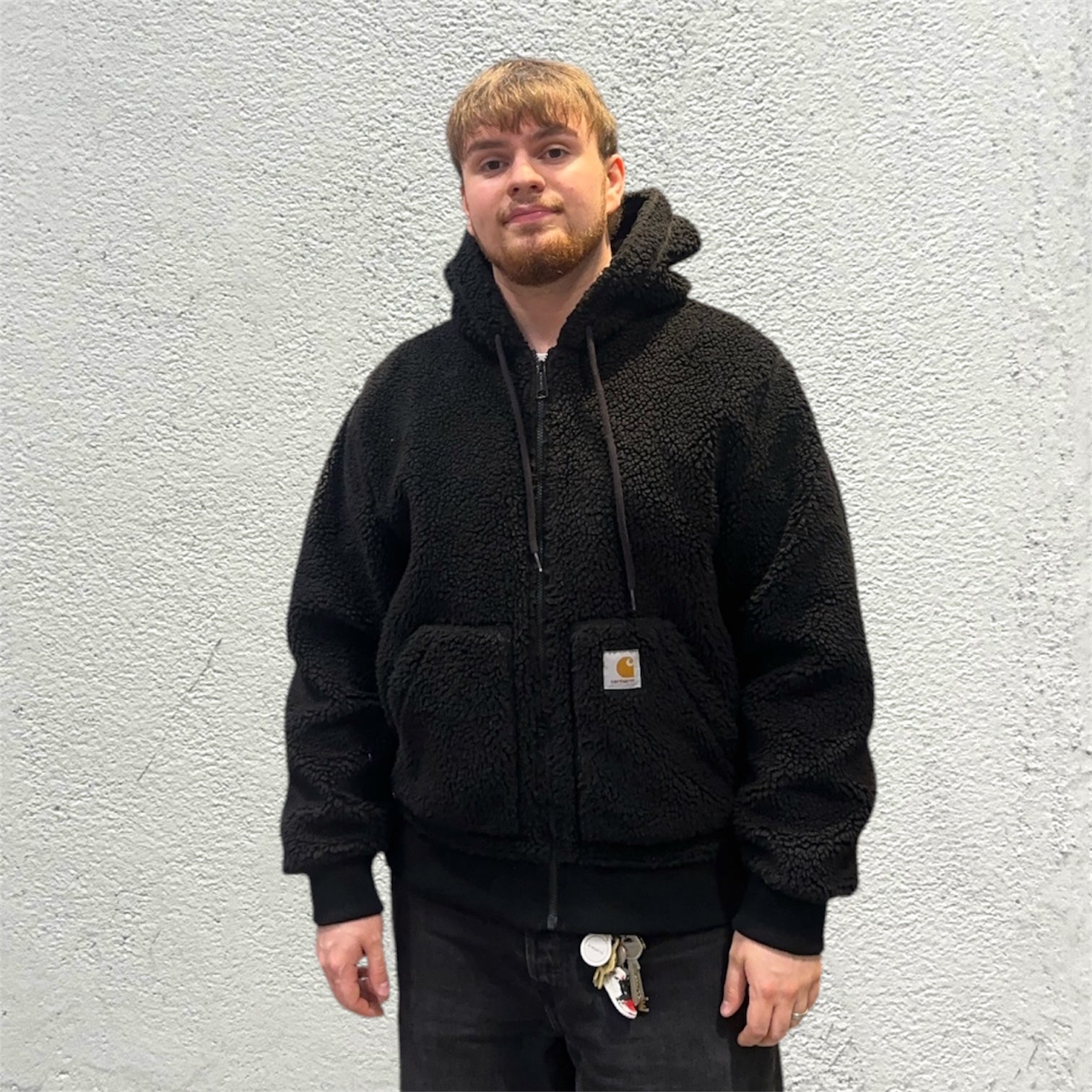 Carhartt WIP OG Active Liner Black Sherpa Jacket