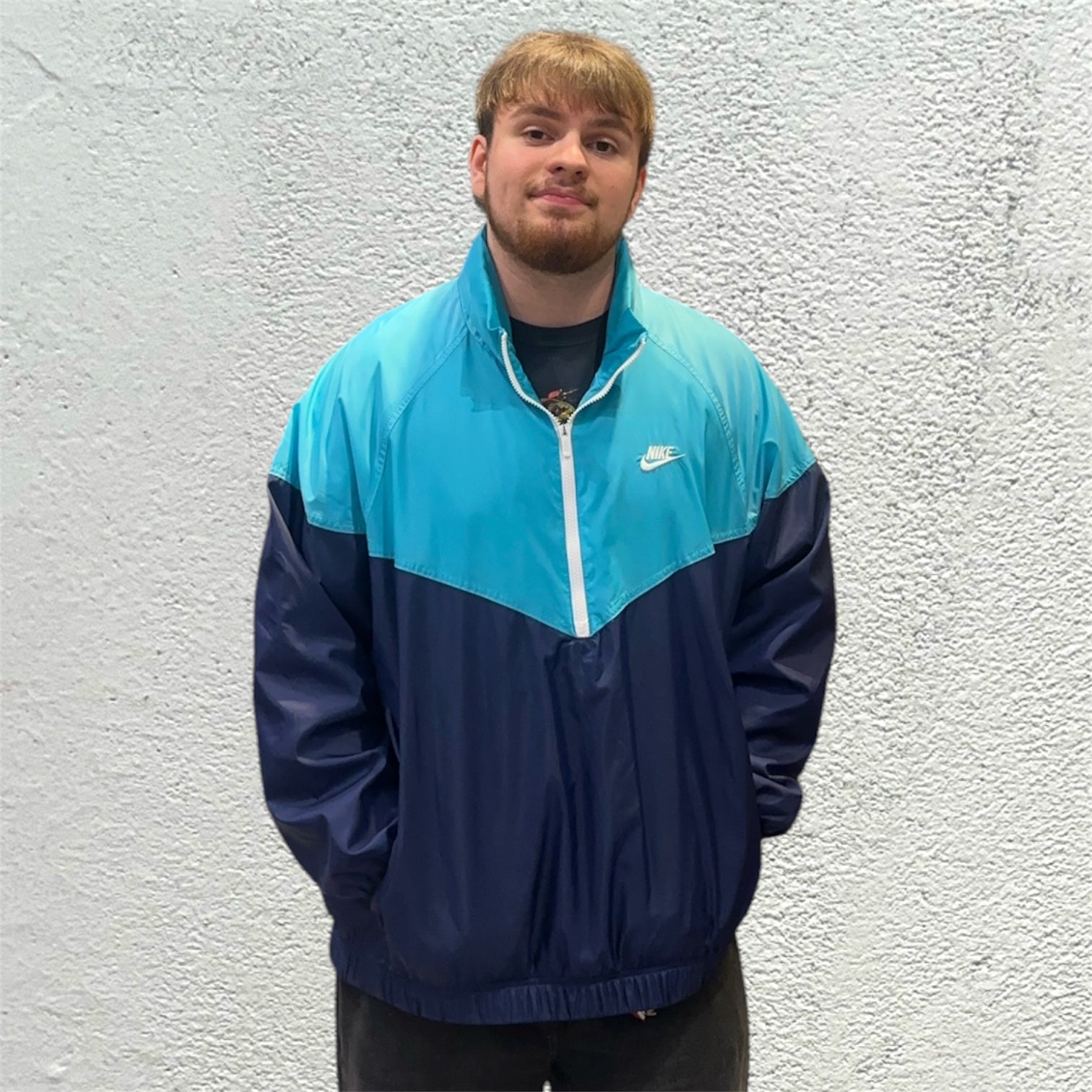 Nike WR Blue Navy Anorak Jacket