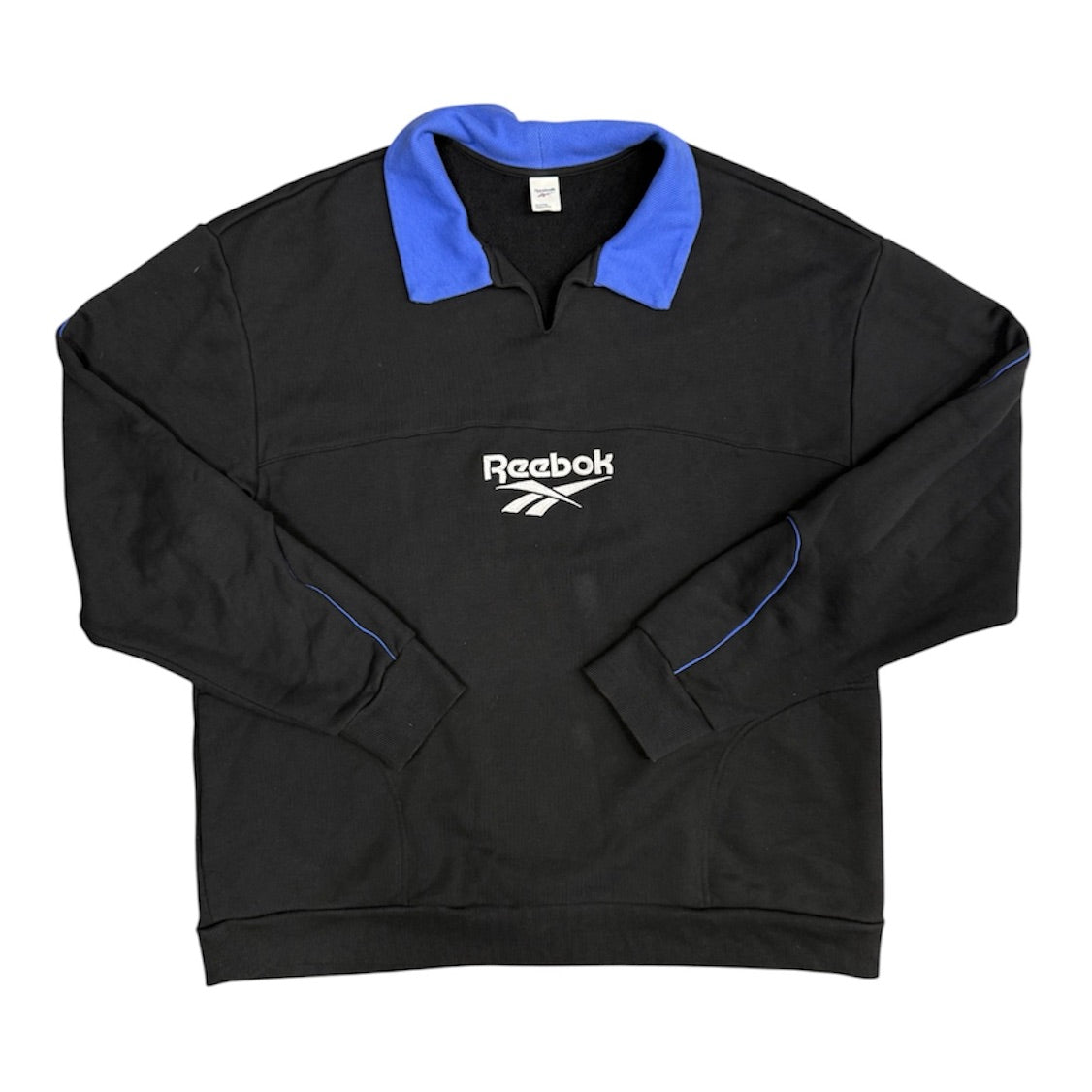 Reebok Black Rugby Sweatshirt