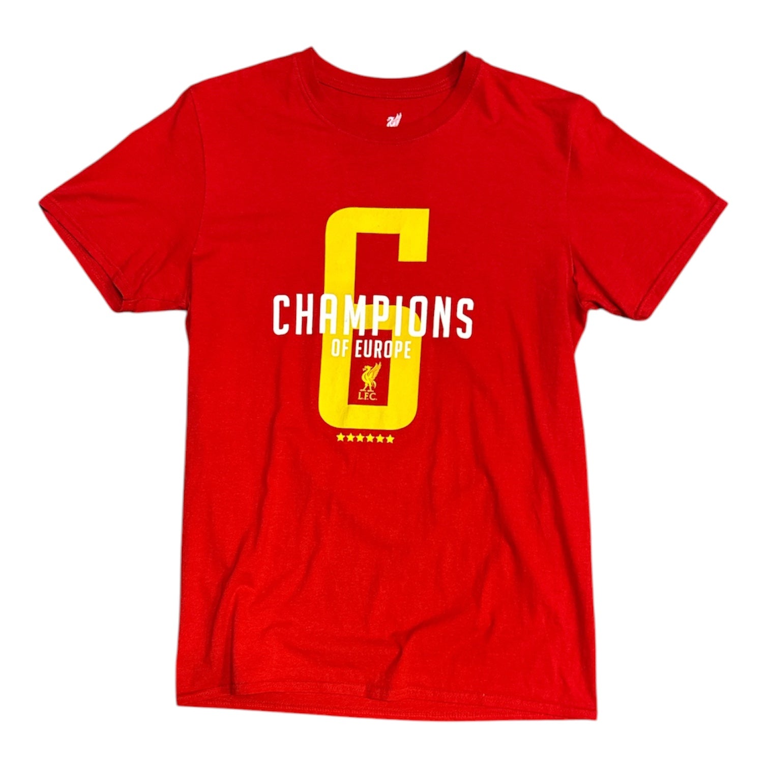 Liverpool Champions Of Europe Red Football Tshirt