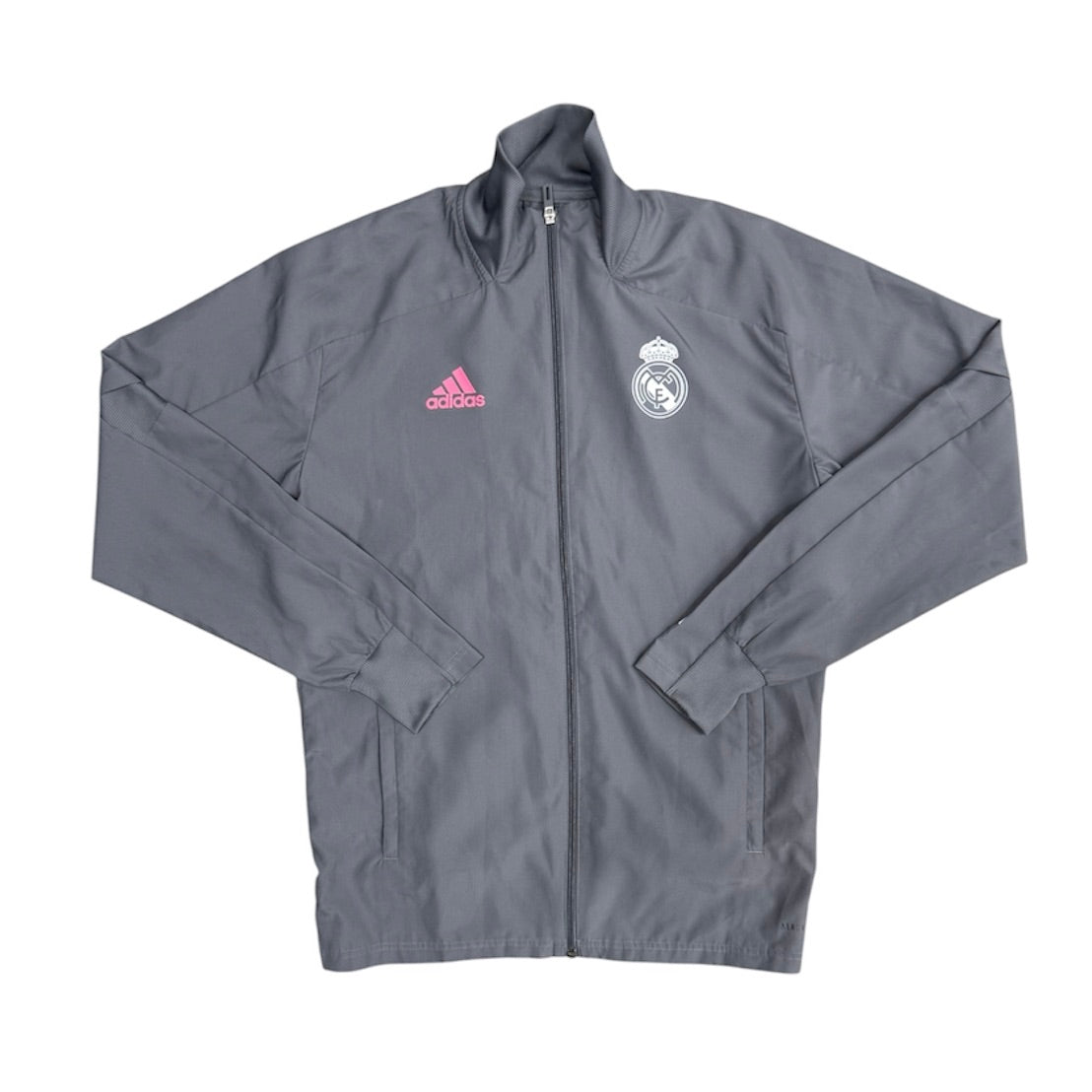 Adidas Real Madrid 2020/2021 Grey Presentation Jacket
