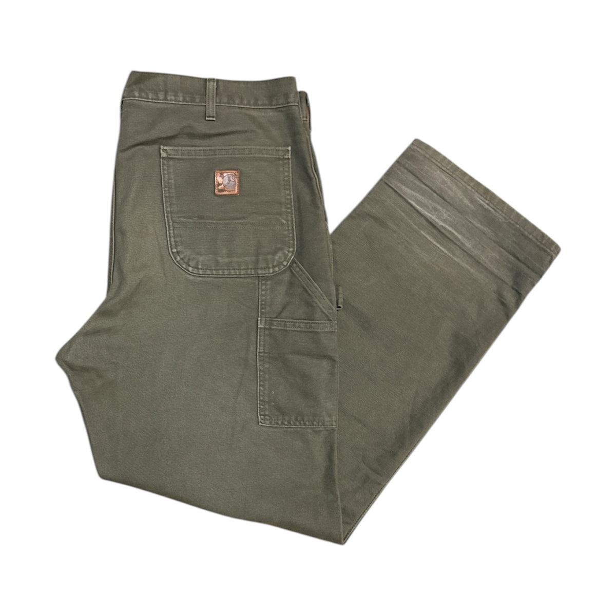 Vintage Carhartt Olive Dungaree Fit Carpenter Pant