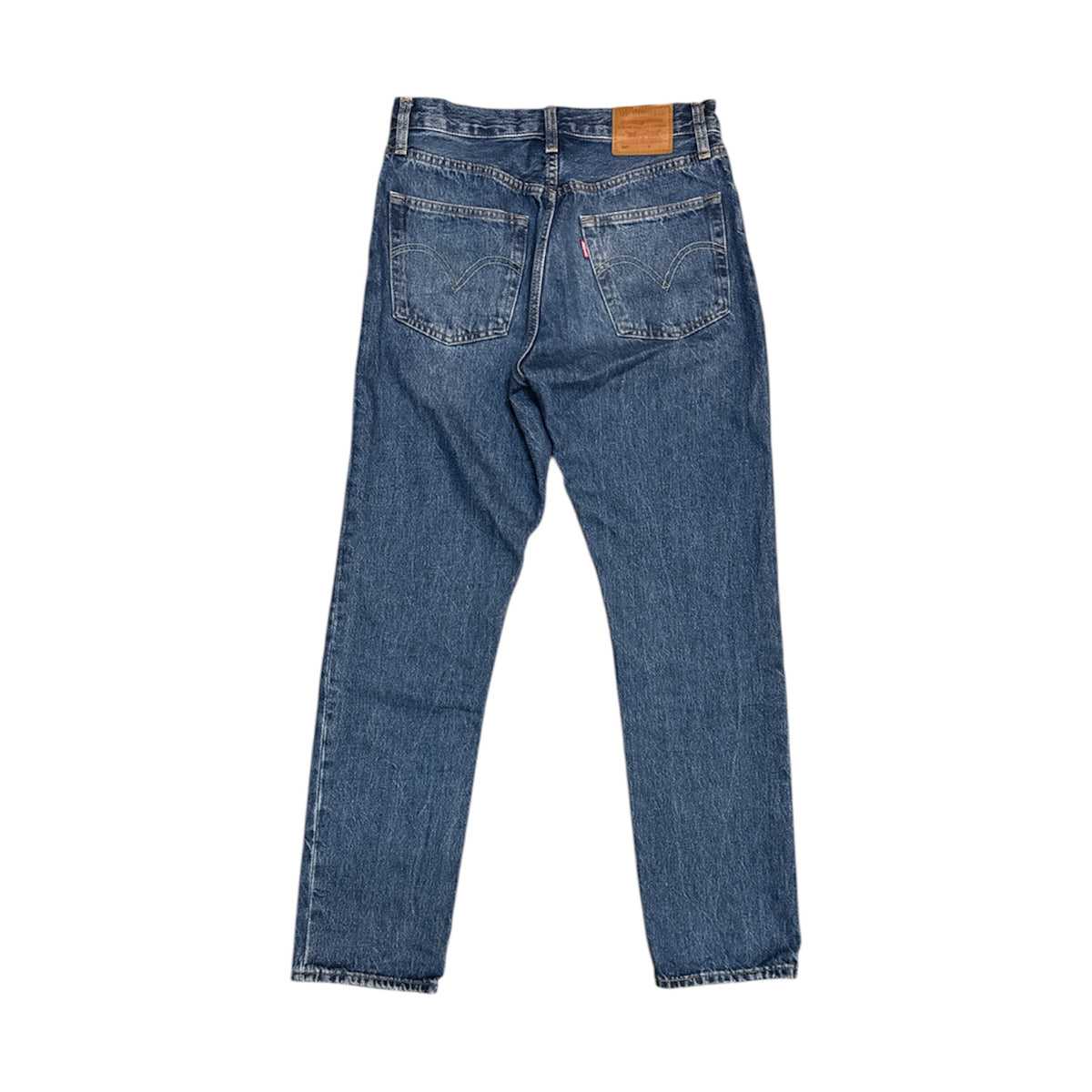 Levi's Premium 501 Straight Washed Blue Jeans