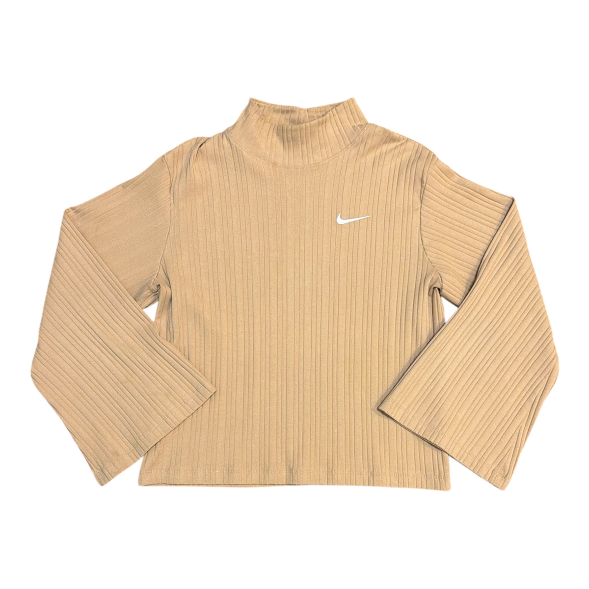 Nike Ribbed Long Sleeve Beige Jersey (W)