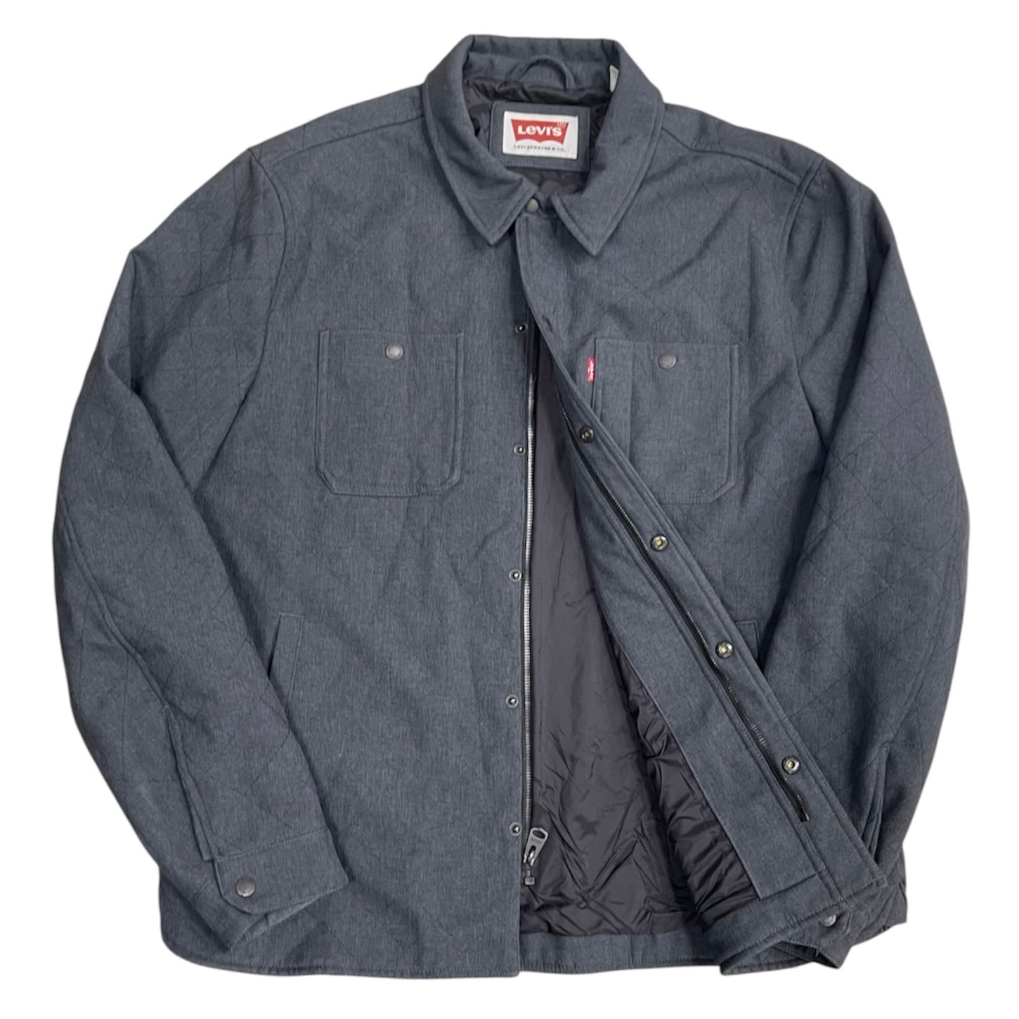 Levi's Dark Grey Soft Shell Overshirt Jacket
