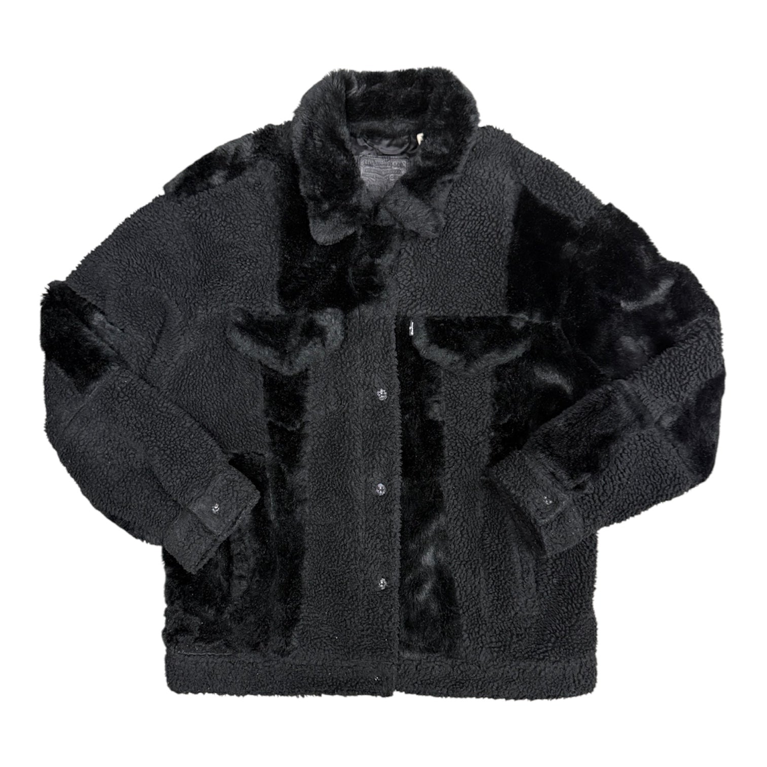 Levi's Sherpa Faux Fur Overshirt Jacket (W)
