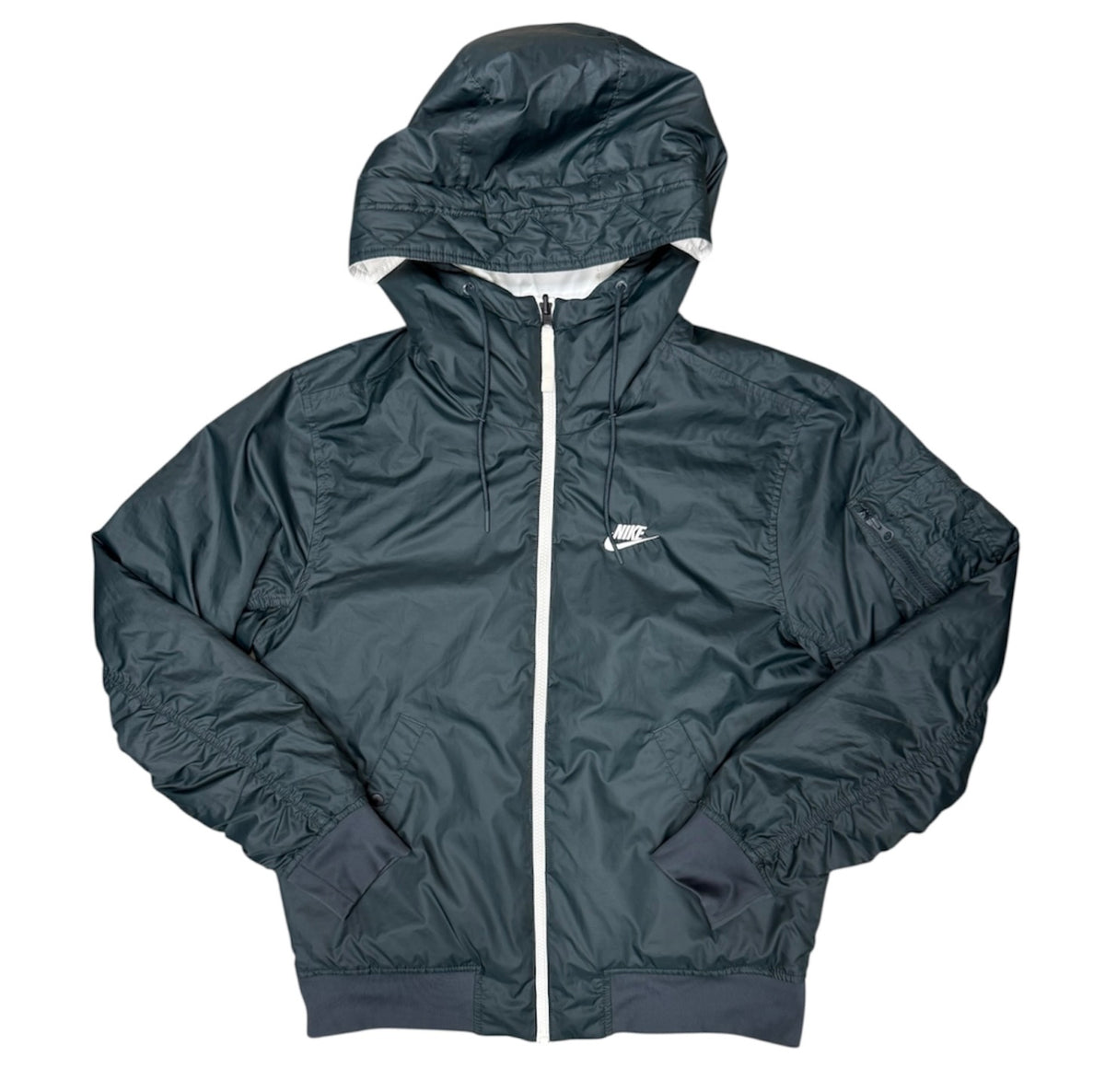 Nike Reversible Green White Padded Wind Jacket