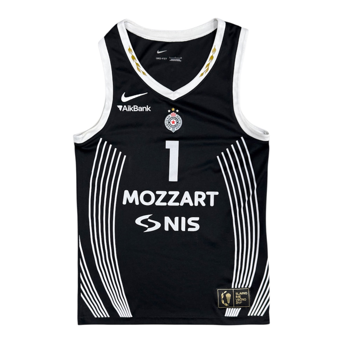 Nike Partizan Belgrade Jones #1 2025 Basketball Jersey