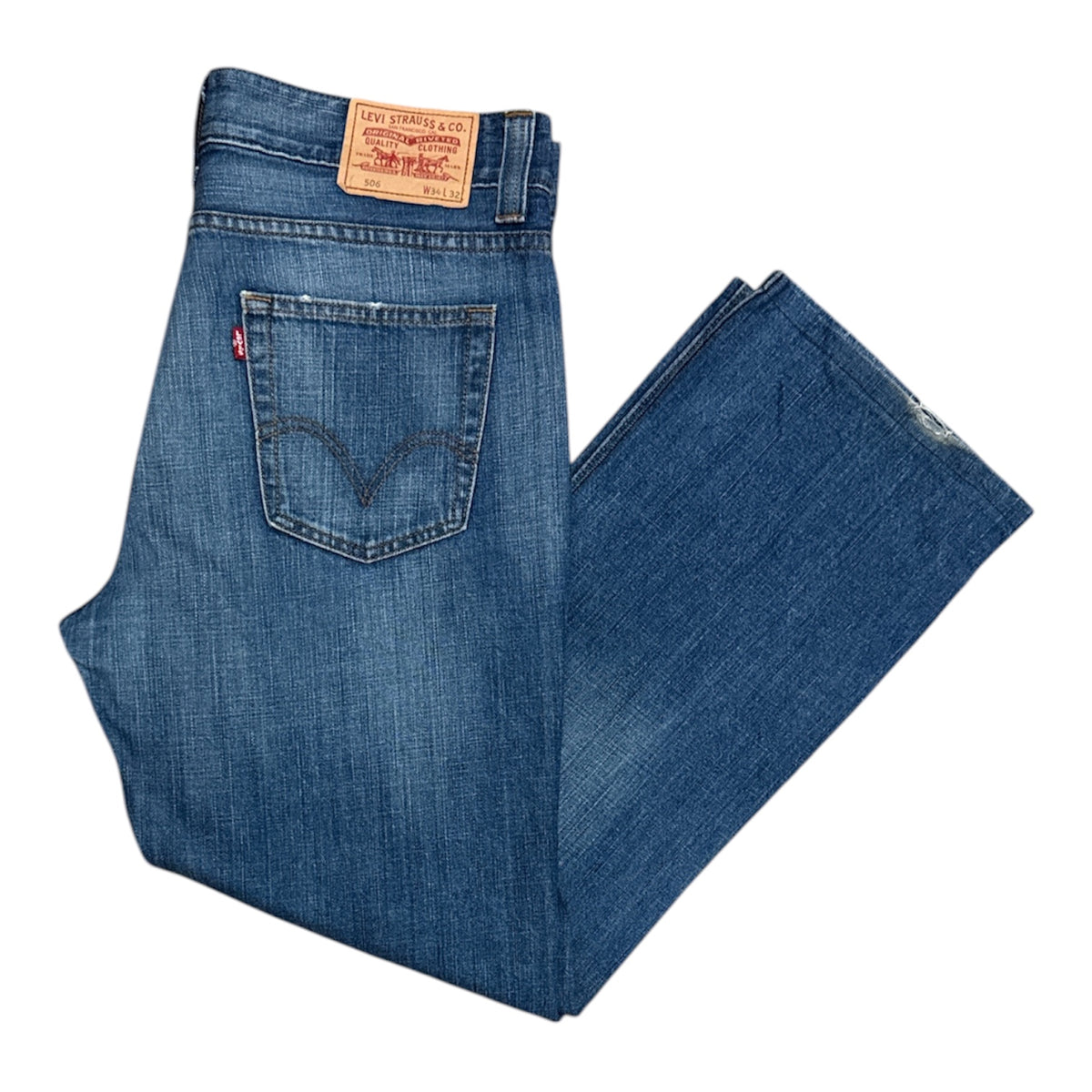 Levi's 506 Washed Blue Jeans