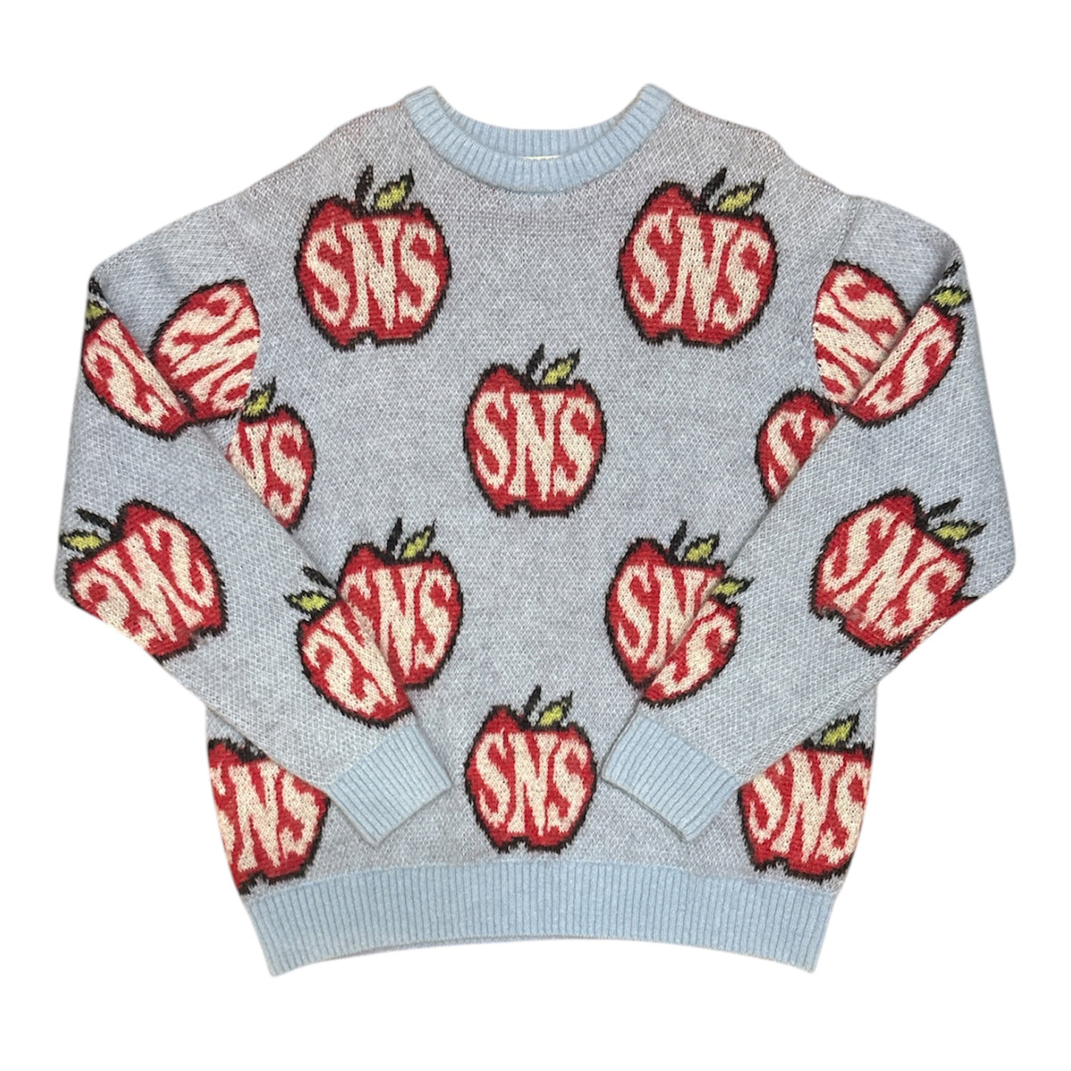 Sneakernstuff Big Apple Blue Knitted Crewneck