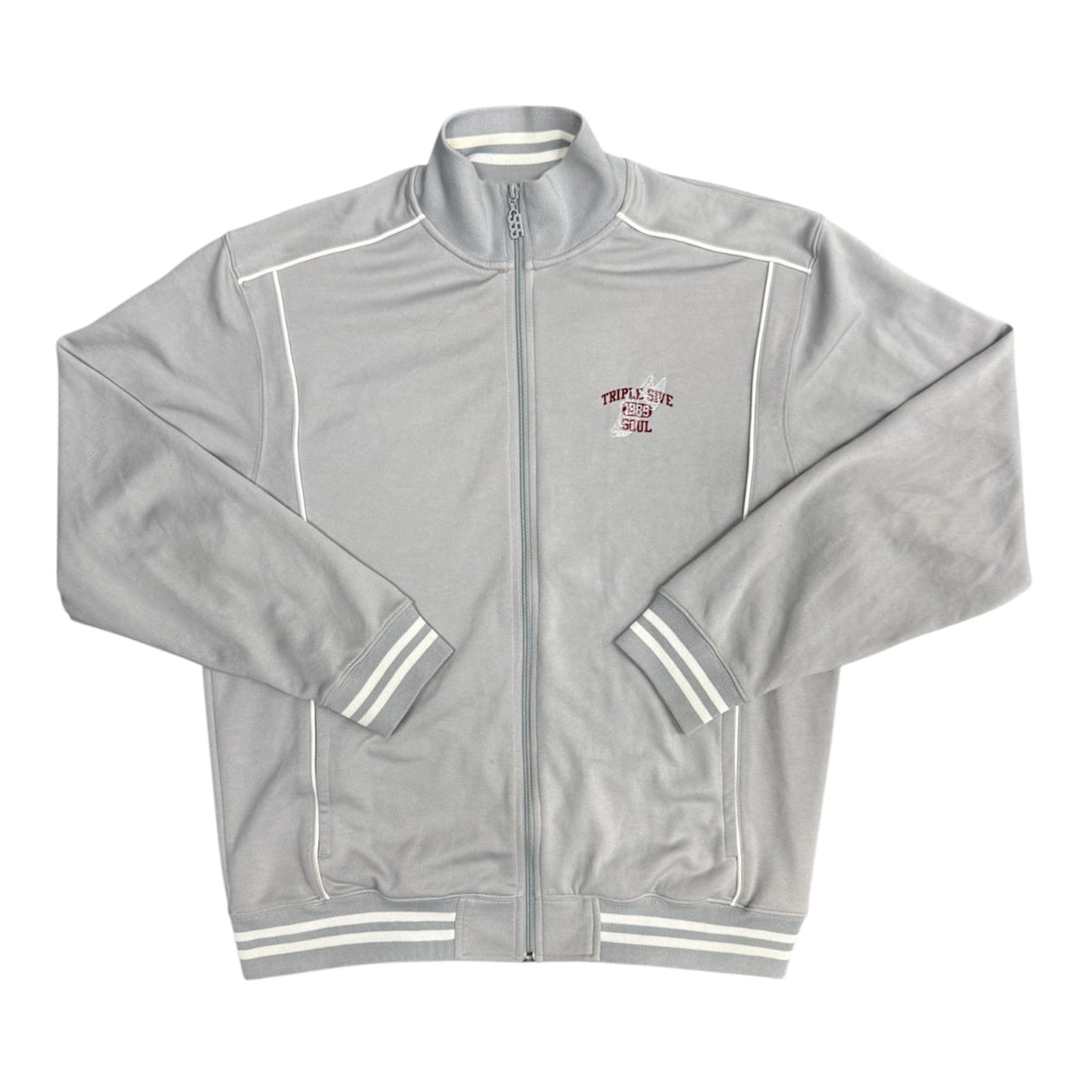 Vintage Triple Five Soul Grey Full Zip Track Top