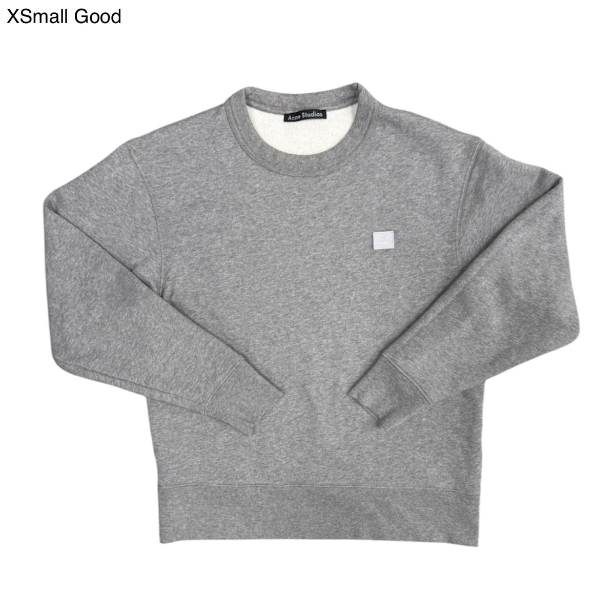 Acne Studios Face Logo Grey Sweatshirt