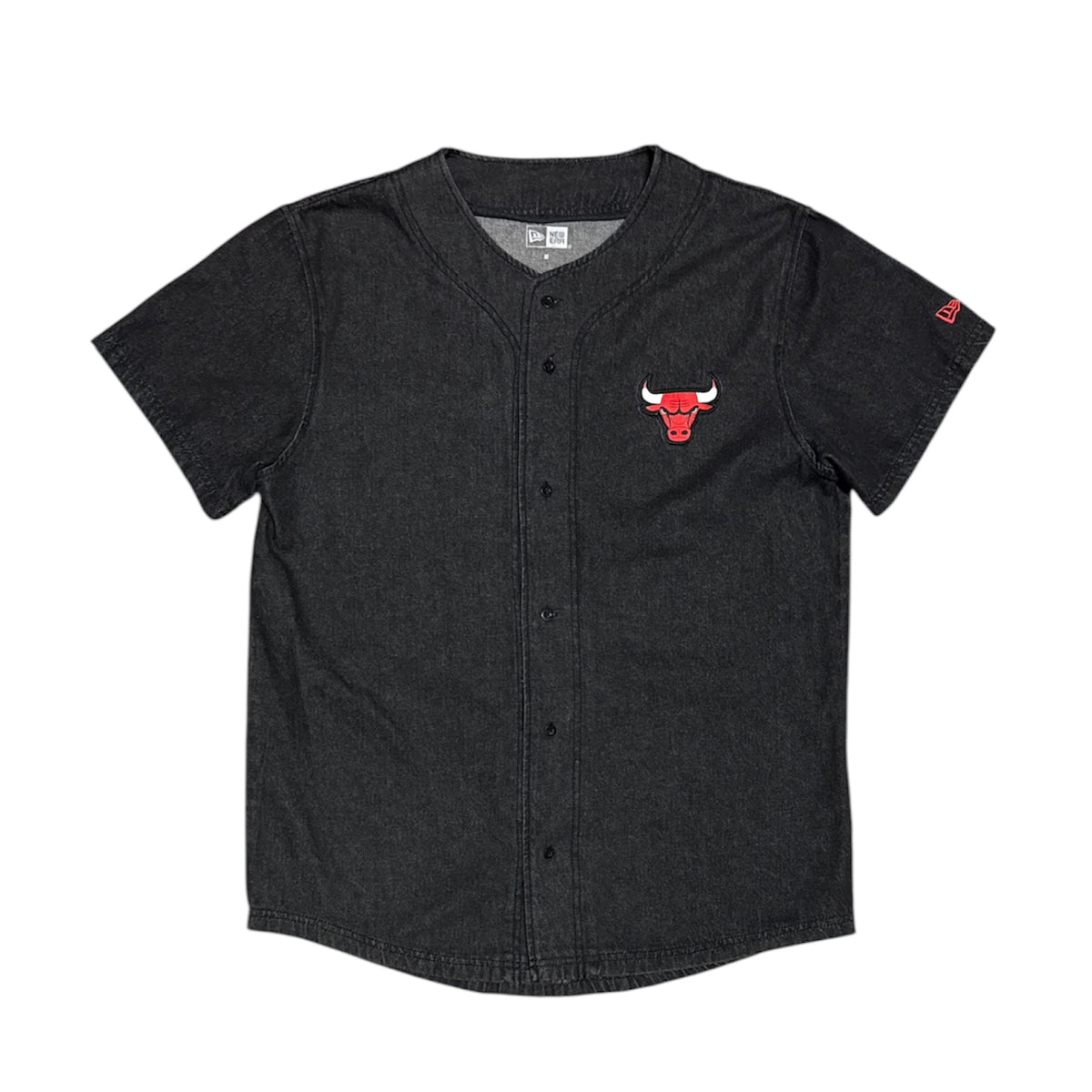 New Era Chicago Bulls Denim Grey Jersey