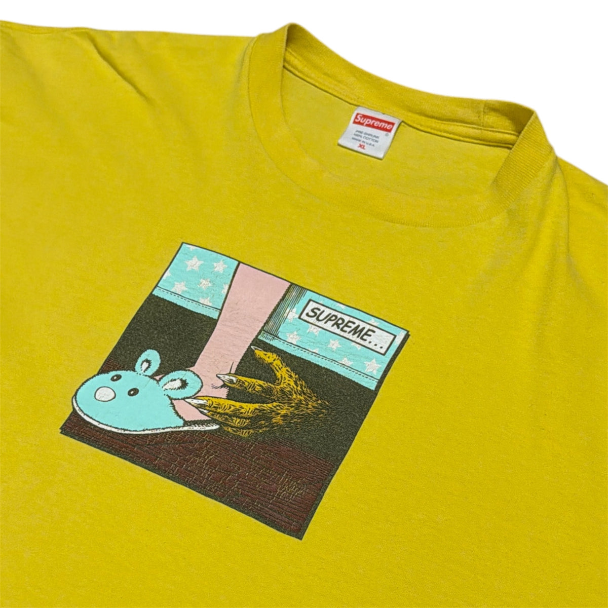 Supreme FW21 Bed Yellow Tshirt