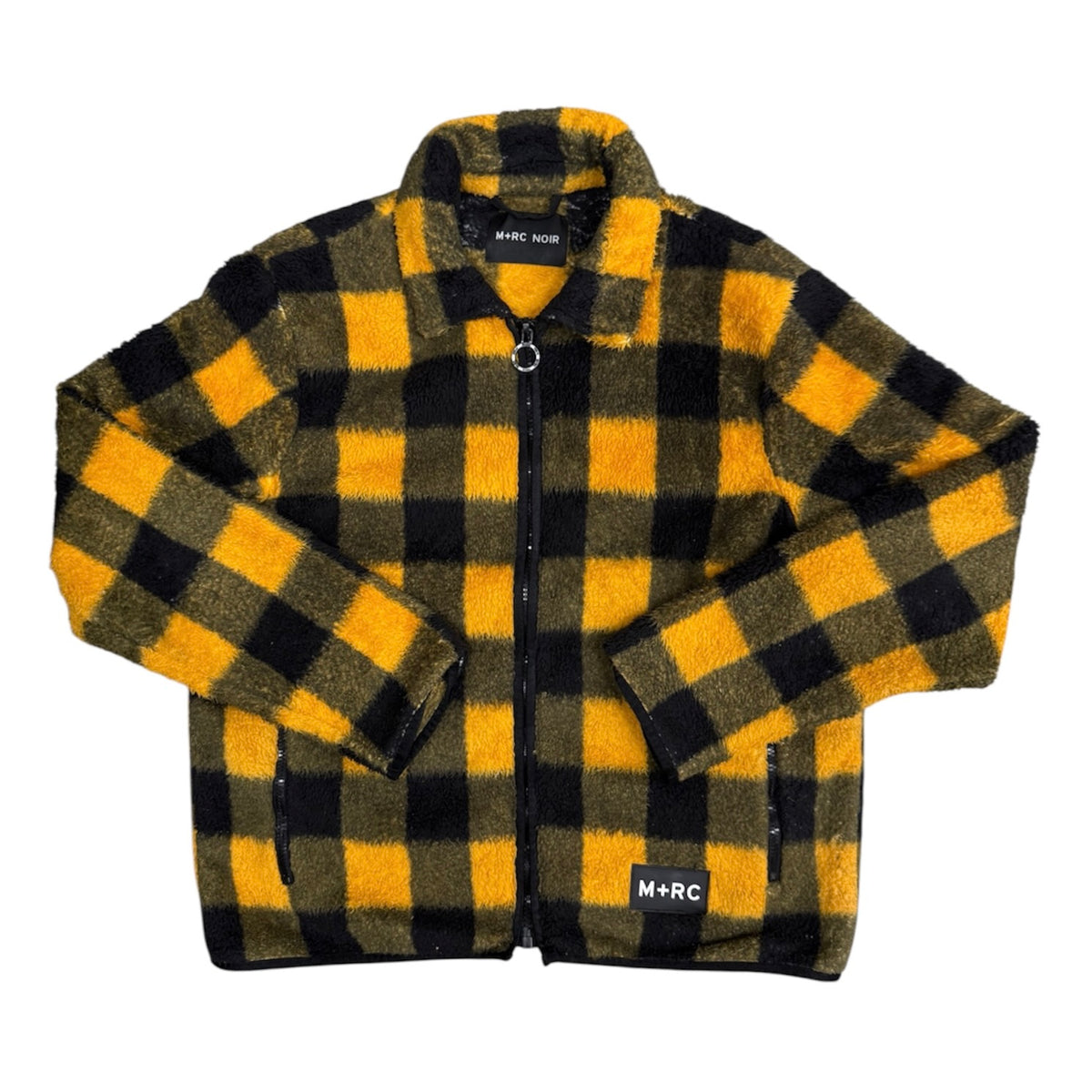 M+RC Noir Orange Black Fleece Full Zip