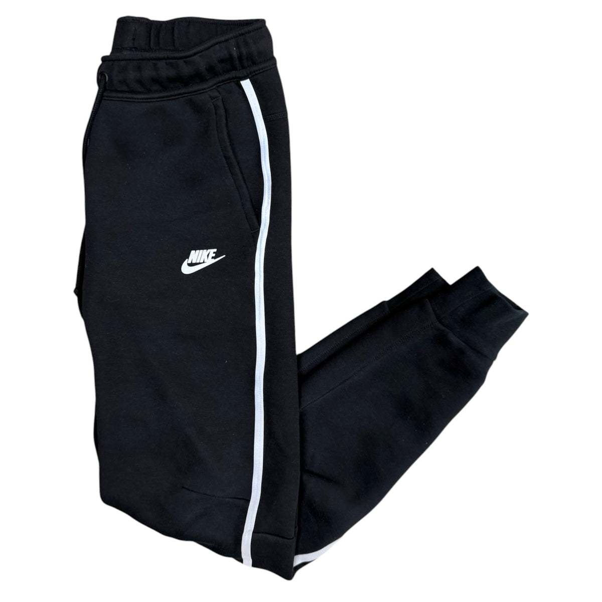 Nike FW23 Tech Fleece Black Silver Sweatpants