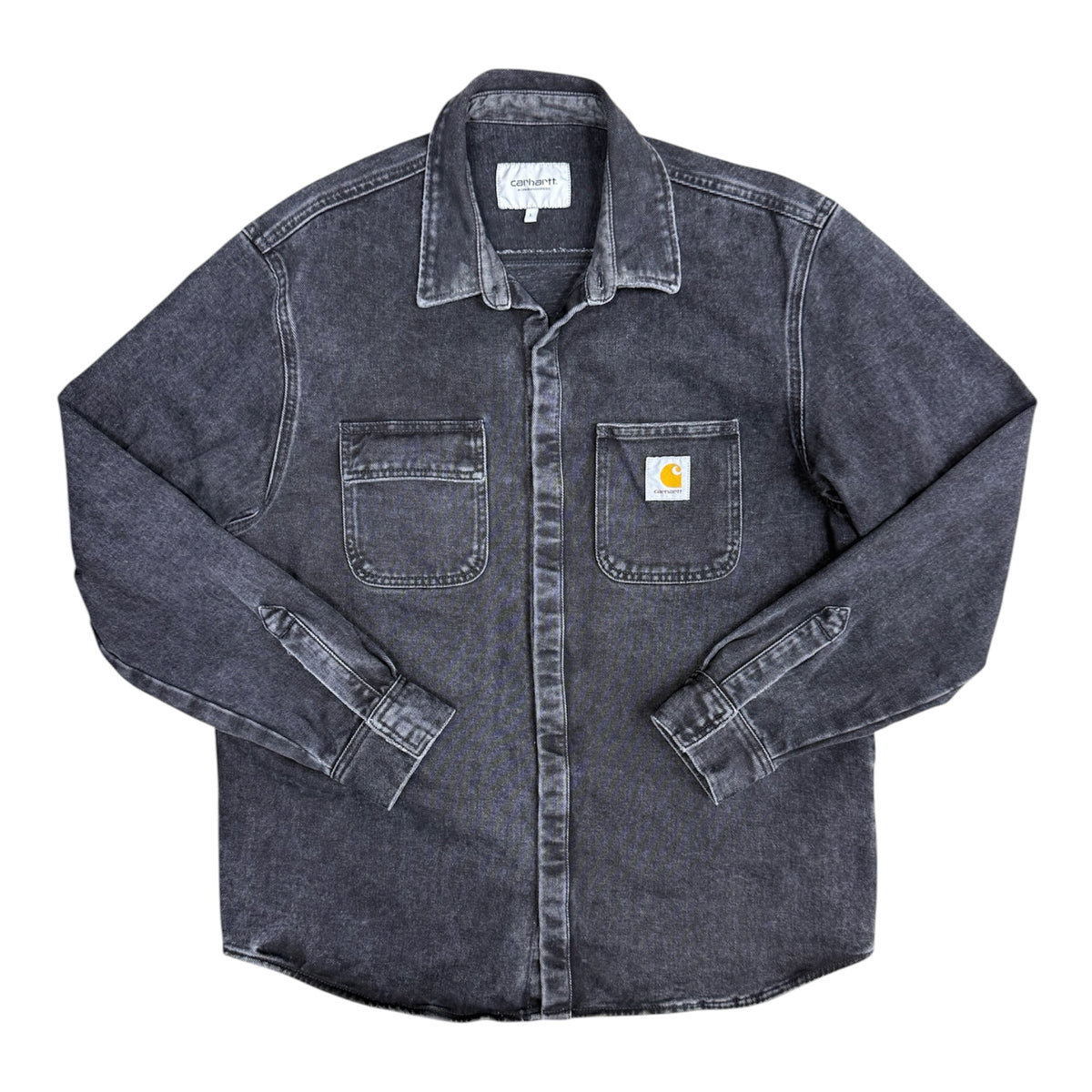 Carhartt WIP Salinac Black Denim Overshirt