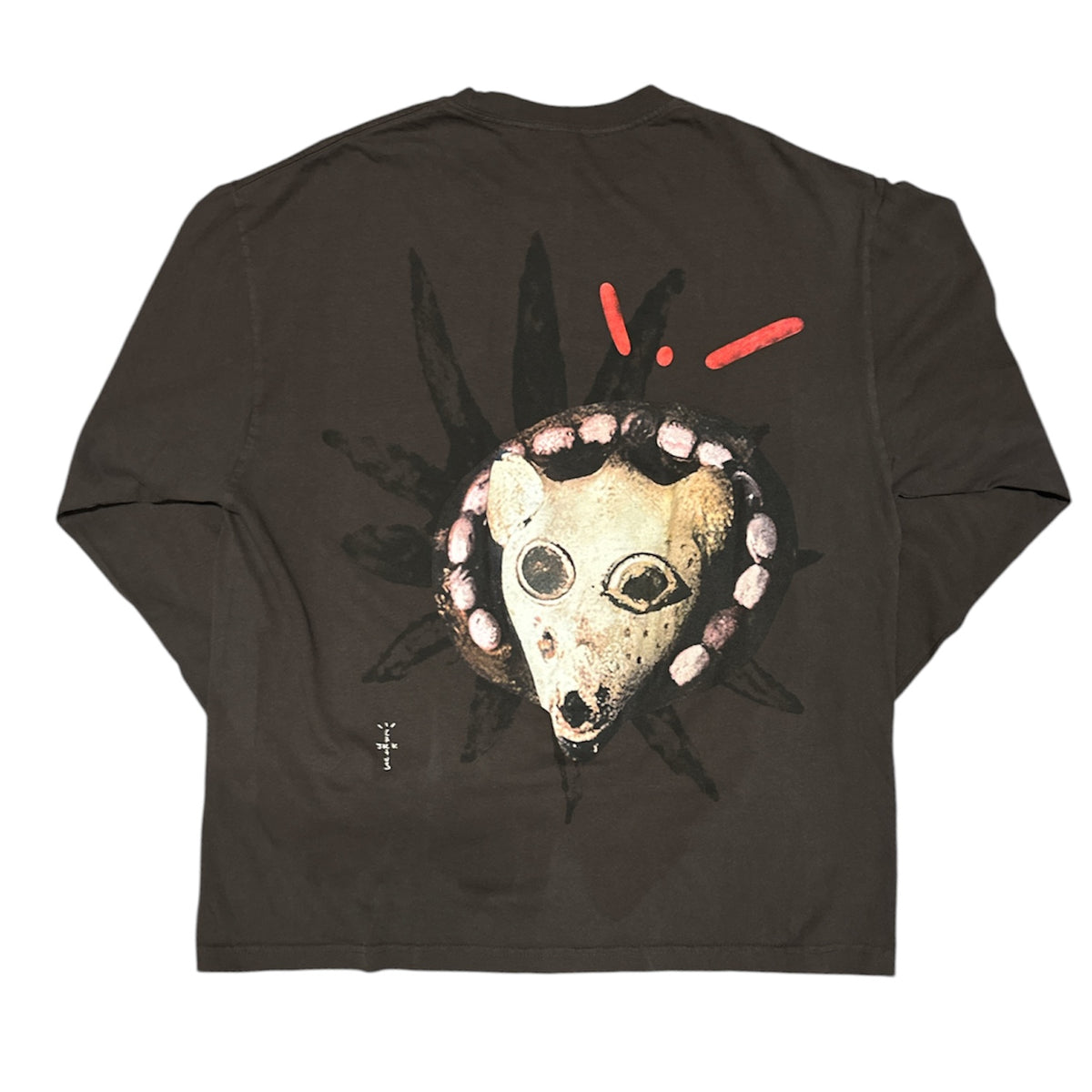 Travis Scott SS22 Reverse Jack Brown Long Sleeve