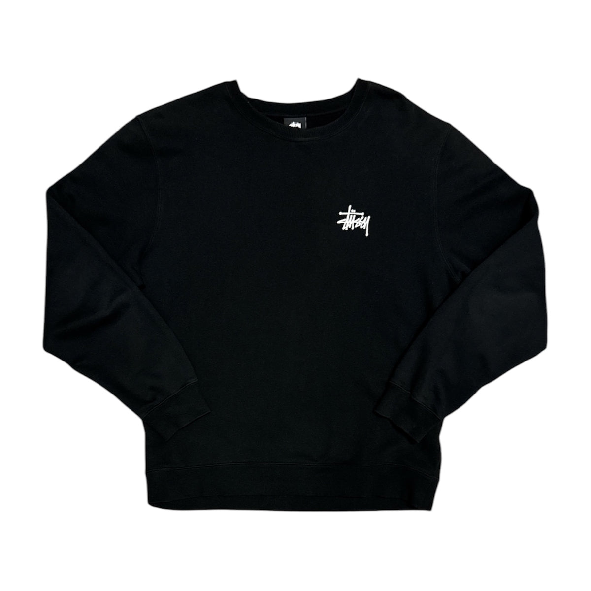 Stussy Logo Black Sweatshirt