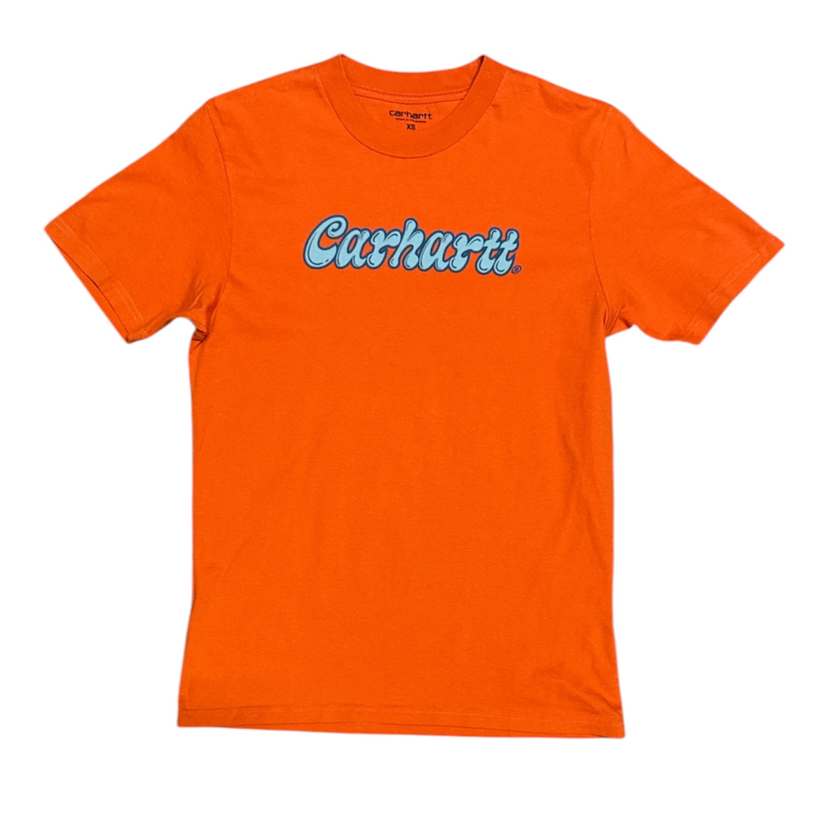 Carhartt WIP Liquid Script Orange Tshirt