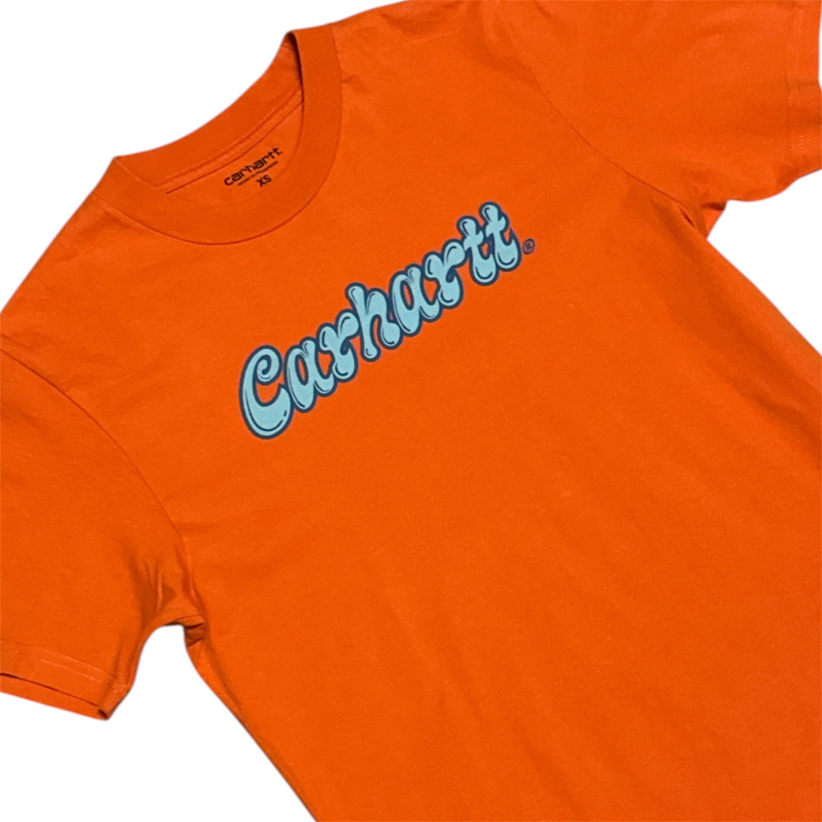 Carhartt WIP Liquid Script Orange Tshirt