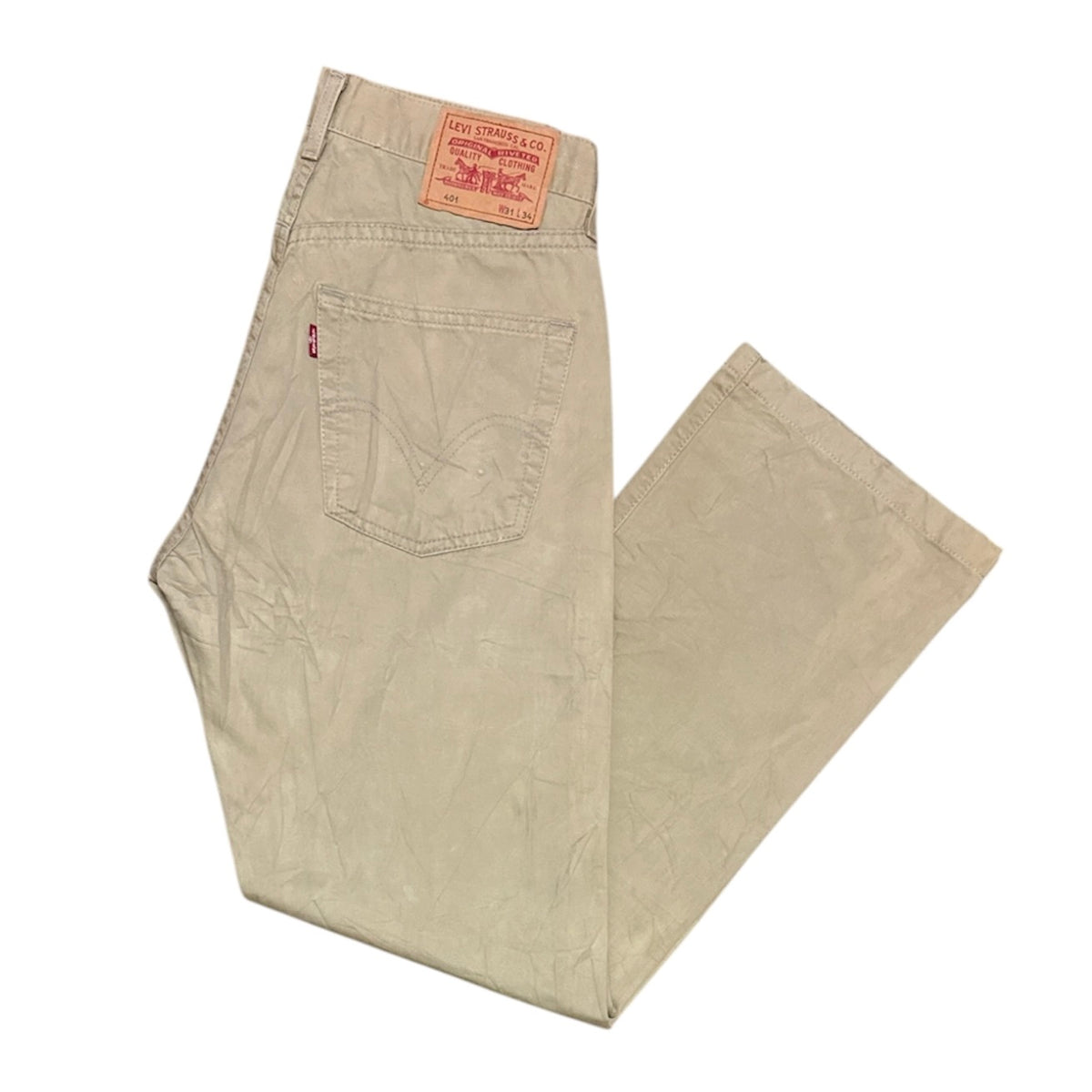 Levi's 401 Beige Chino Pants