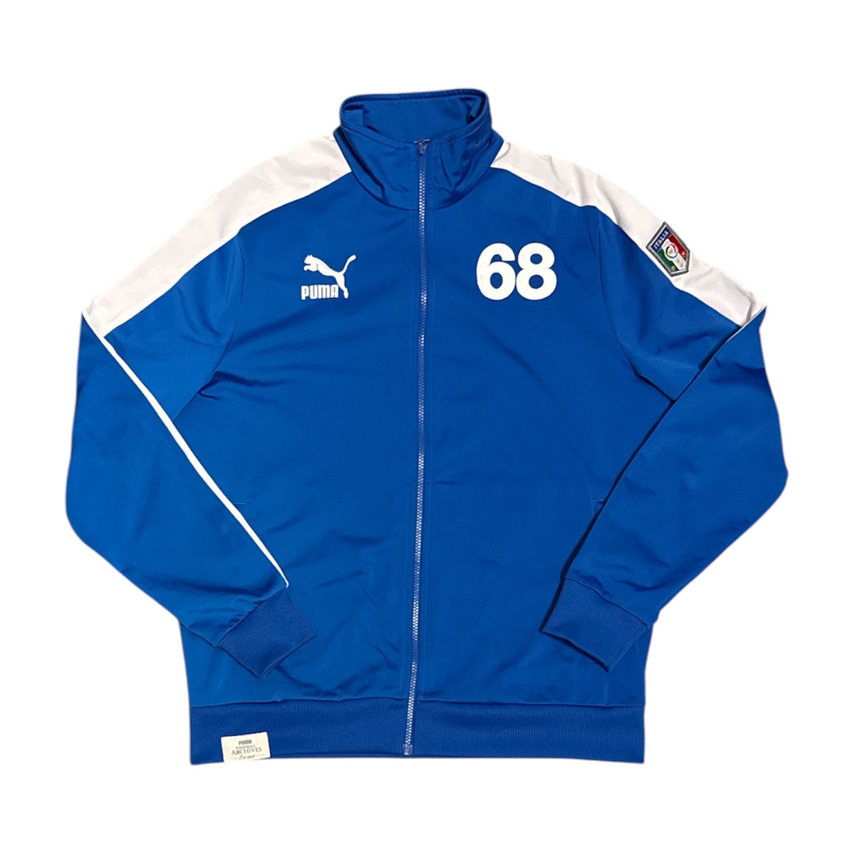 Puma Football Archives Italia 1968 T7 Blue Track Top