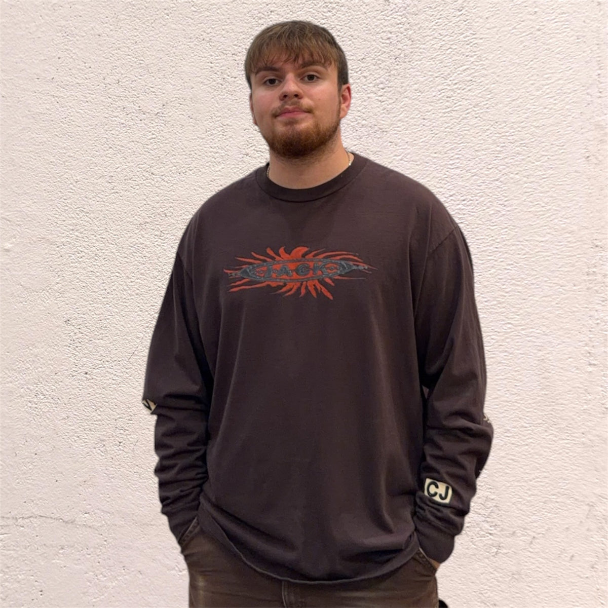 Travis Scott SS22 Reverse Jack Brown Long Sleeve