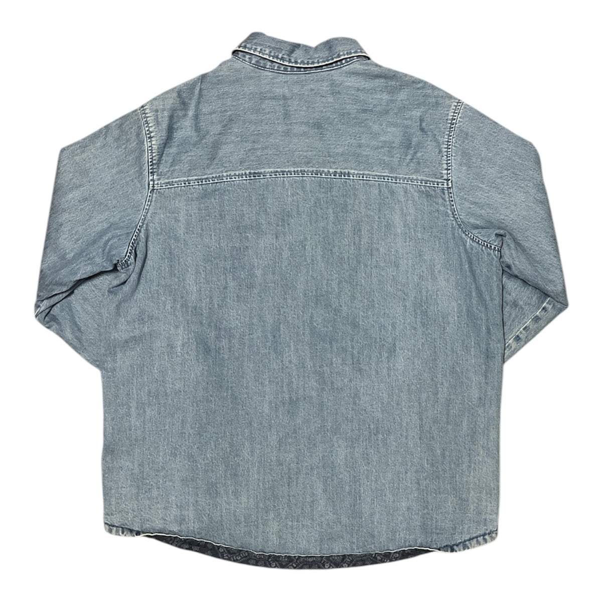 Levi's Padded Light Blue Denim Overshirt Jacket