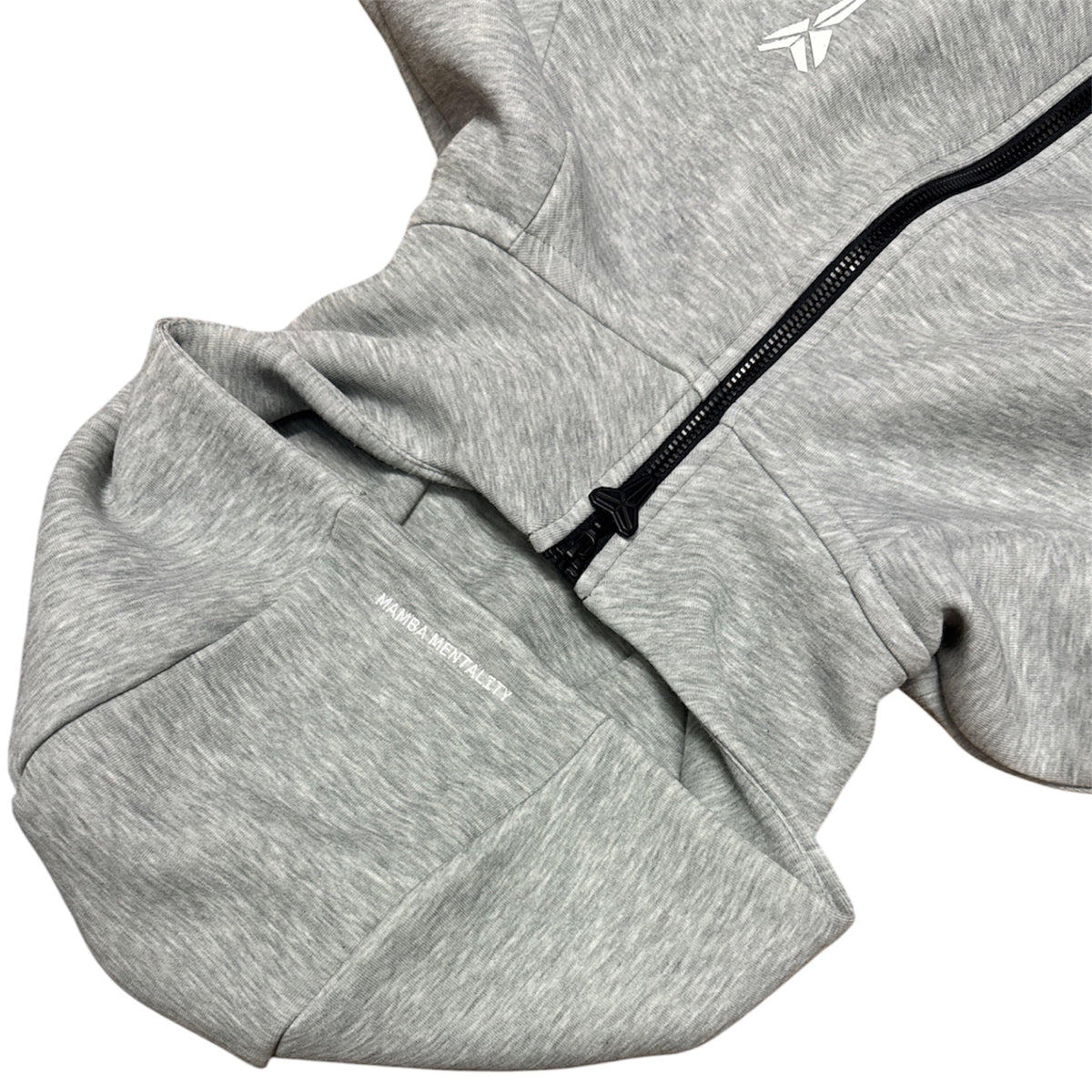 Nike Kobe Bryant Tech Fleece Windrunner Dark Grey Heather White Full Zip Hoodie