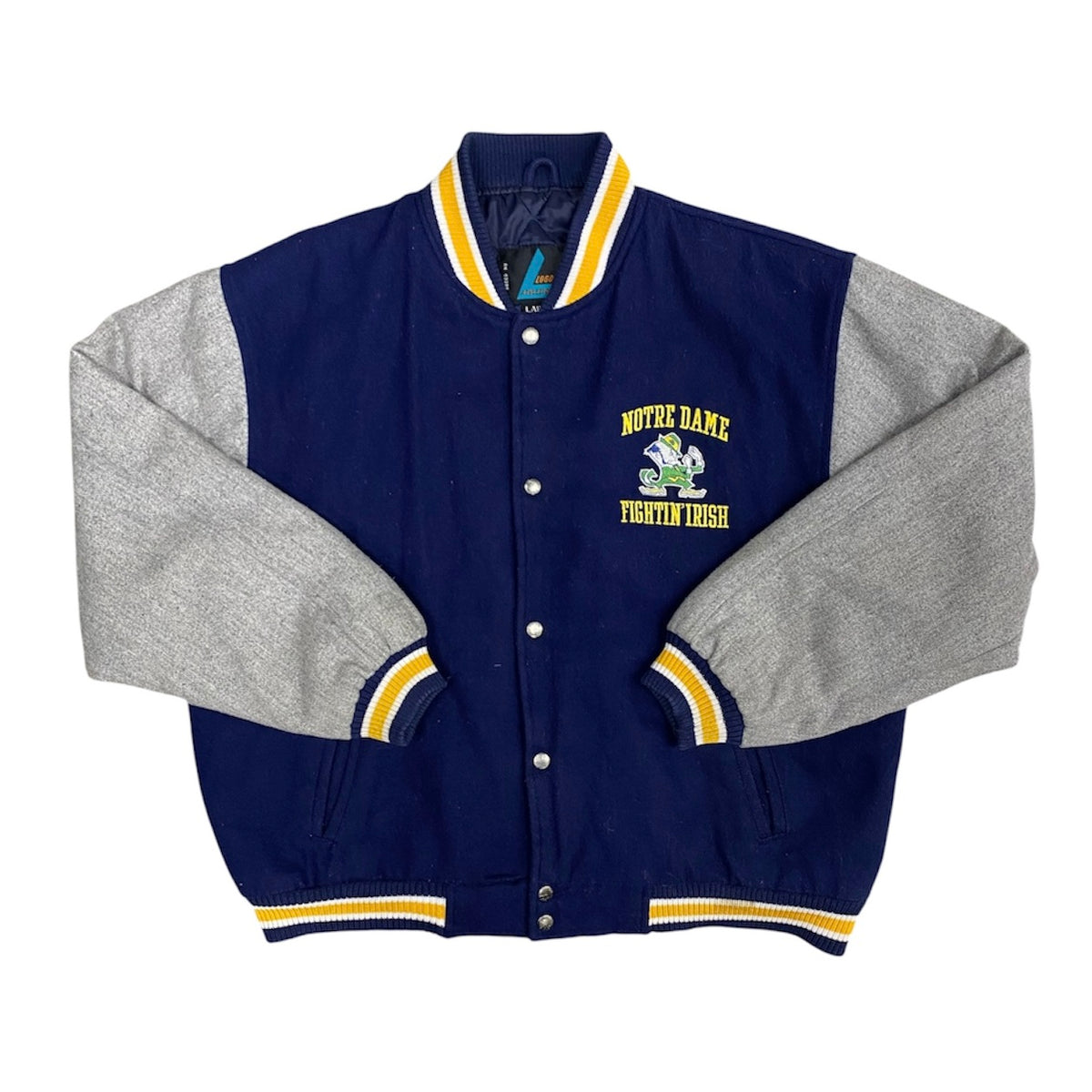 Logo 7 Notre Dame Navy College Jacket