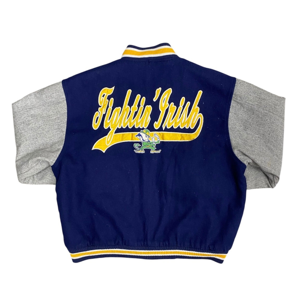 Logo 7 Notre Dame Navy College Jacket
