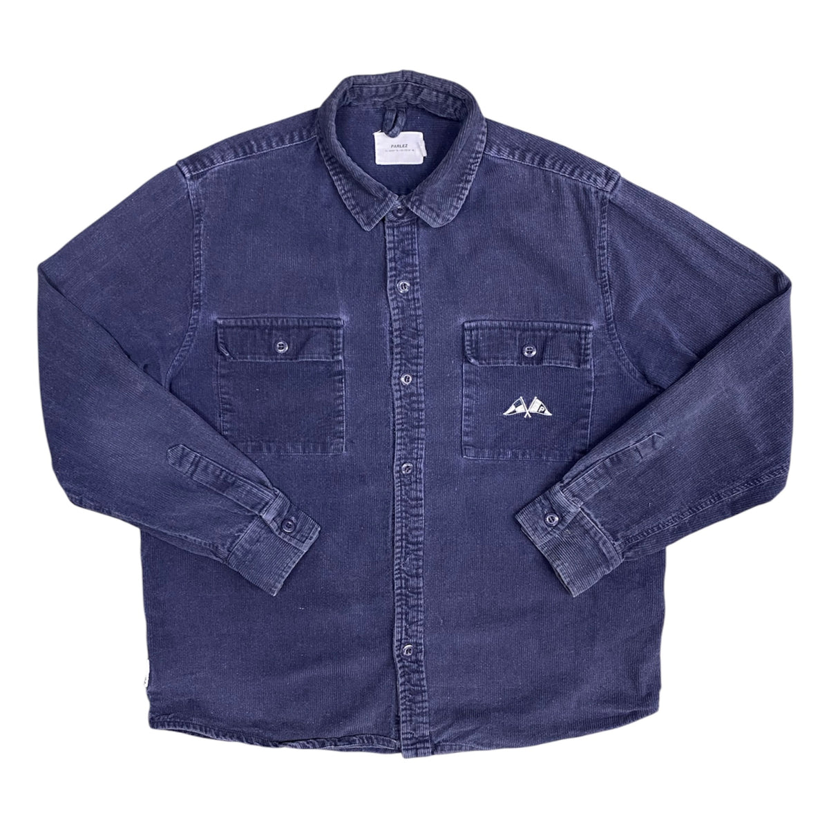 Parlez Navy Corduroy Shirt