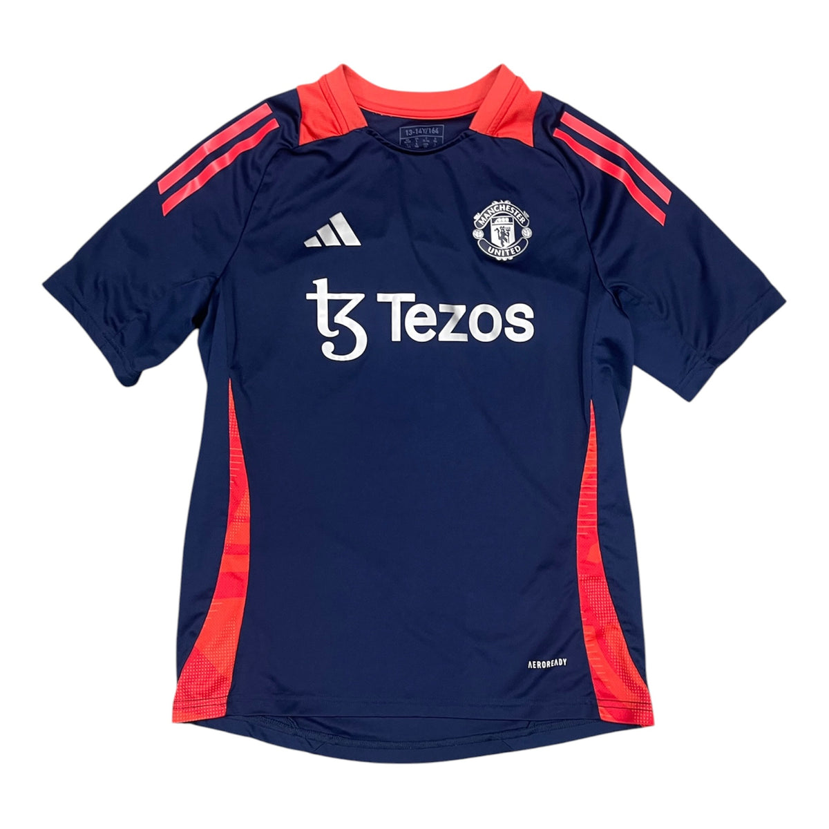 Adidas Manchester United Navy Training Football Jersey (Youth)