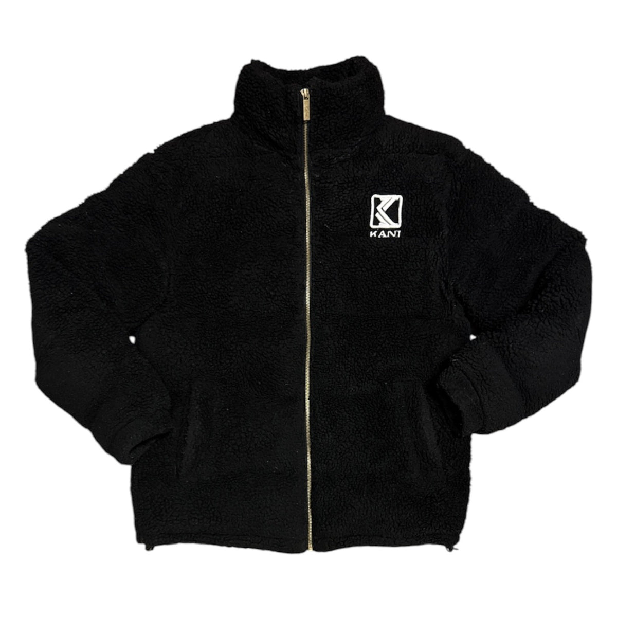 Karl Kani Black Sherpa Puffer Jacket