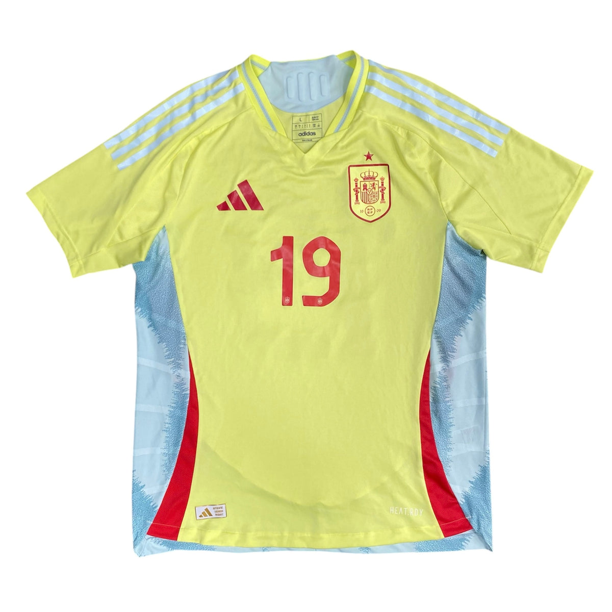 Adidas Spain Lamin Yamal #19 2024 Away Football Jersey