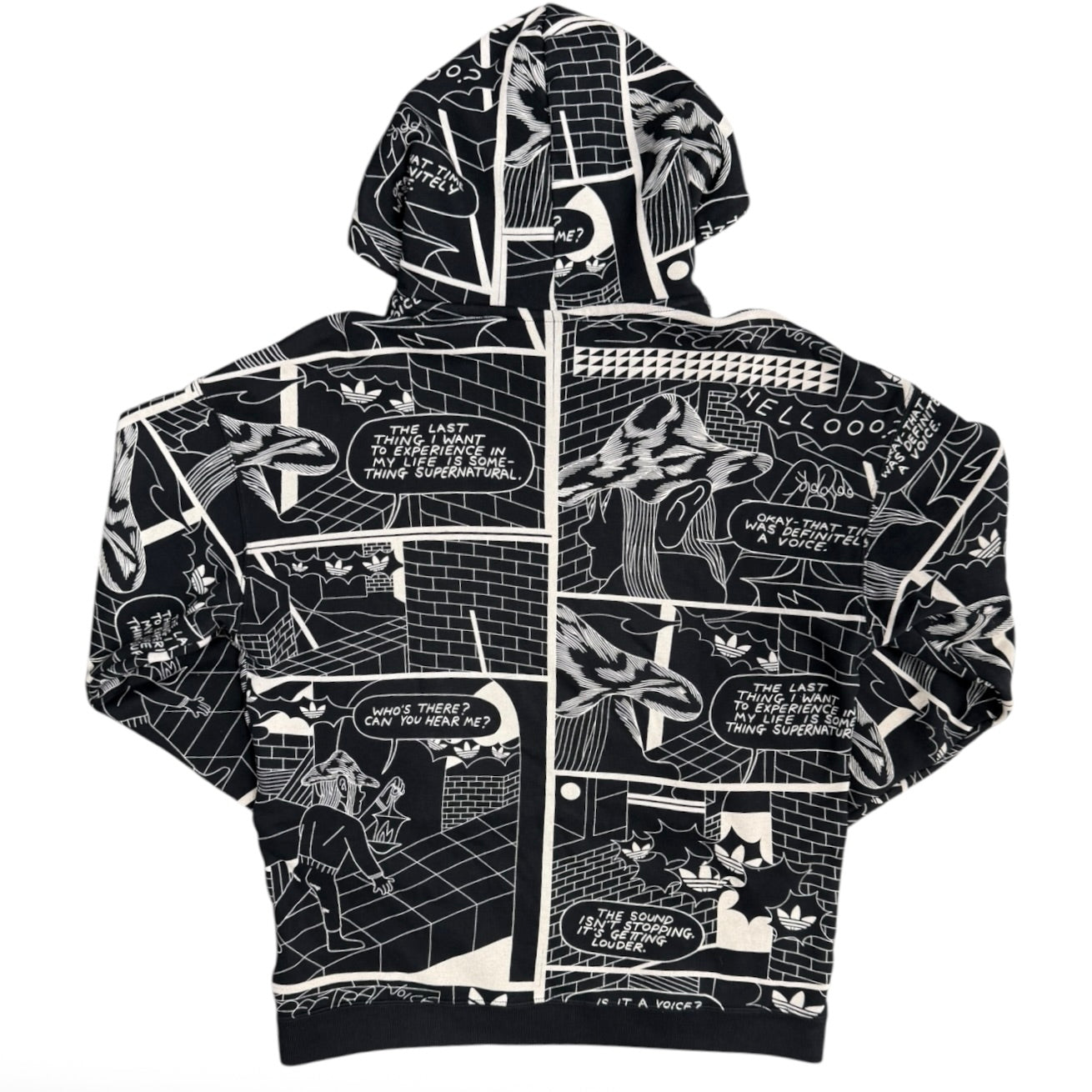 Adidas R.Y.V Graphic Black White Hoodie