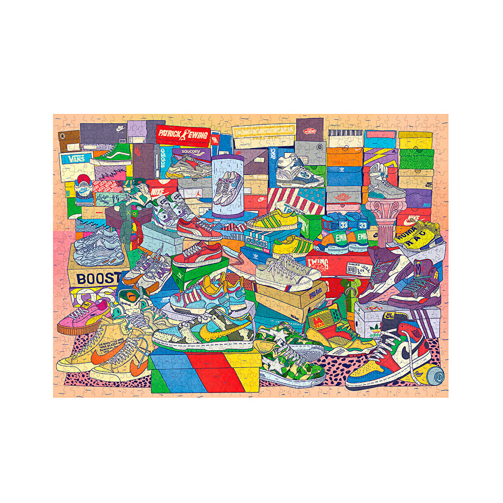 Sneaker Puzzle Illustrated By Alexander Russo