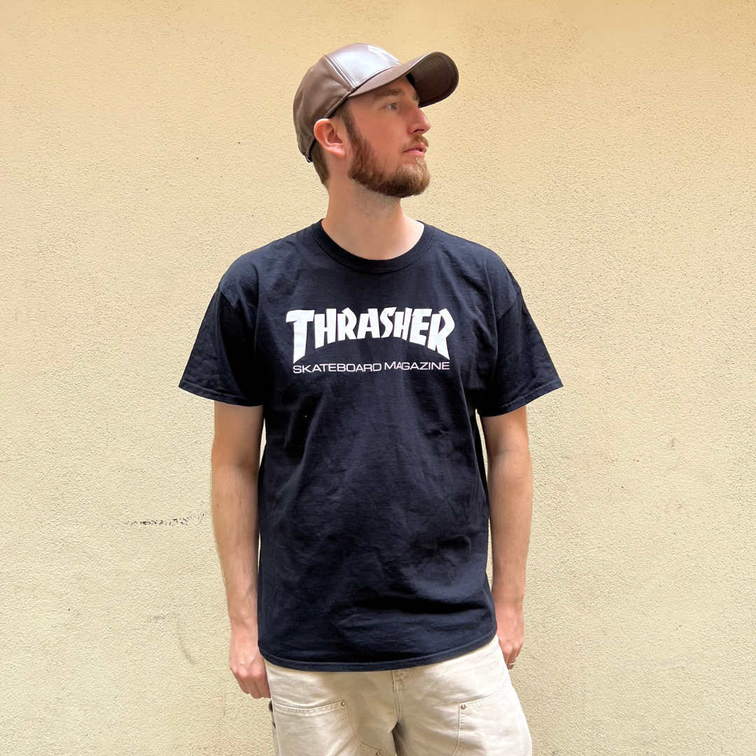 Thrasher Skateboard Magazine Black Tshirt