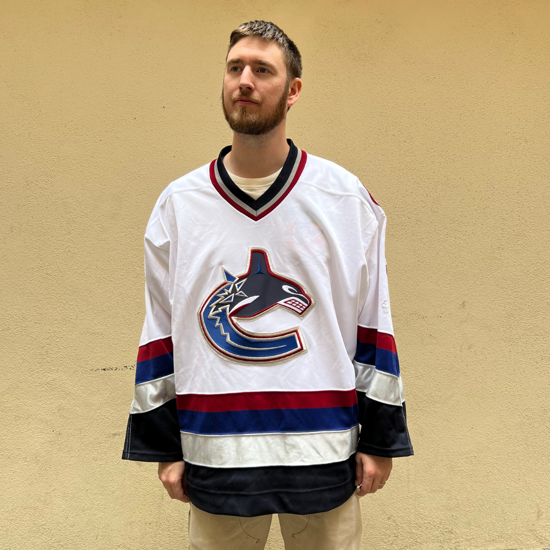 Vancouver Canucks NHL White Hockey Jersey