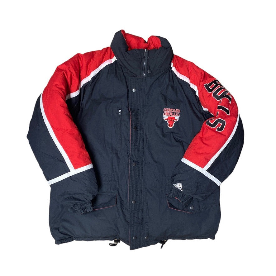 90s Chicago Bulls Reebok Track Jacket / Black Reebok Jacket