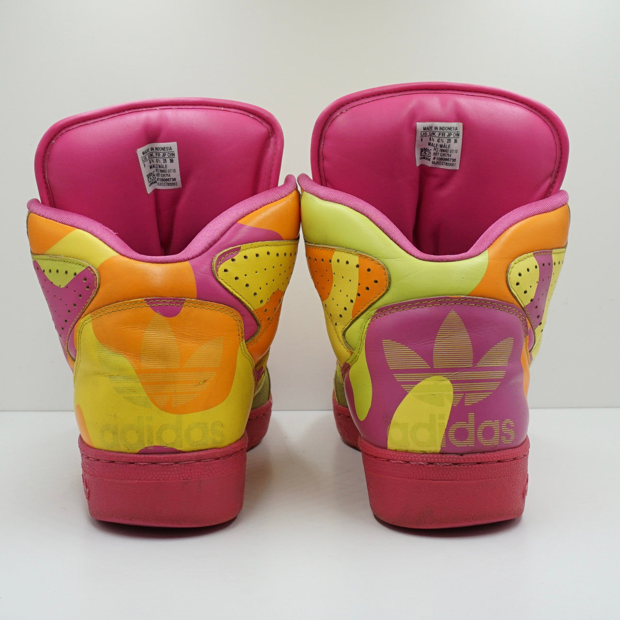 Adidas Jeremy Scott X Instinct Hi Neon Camo