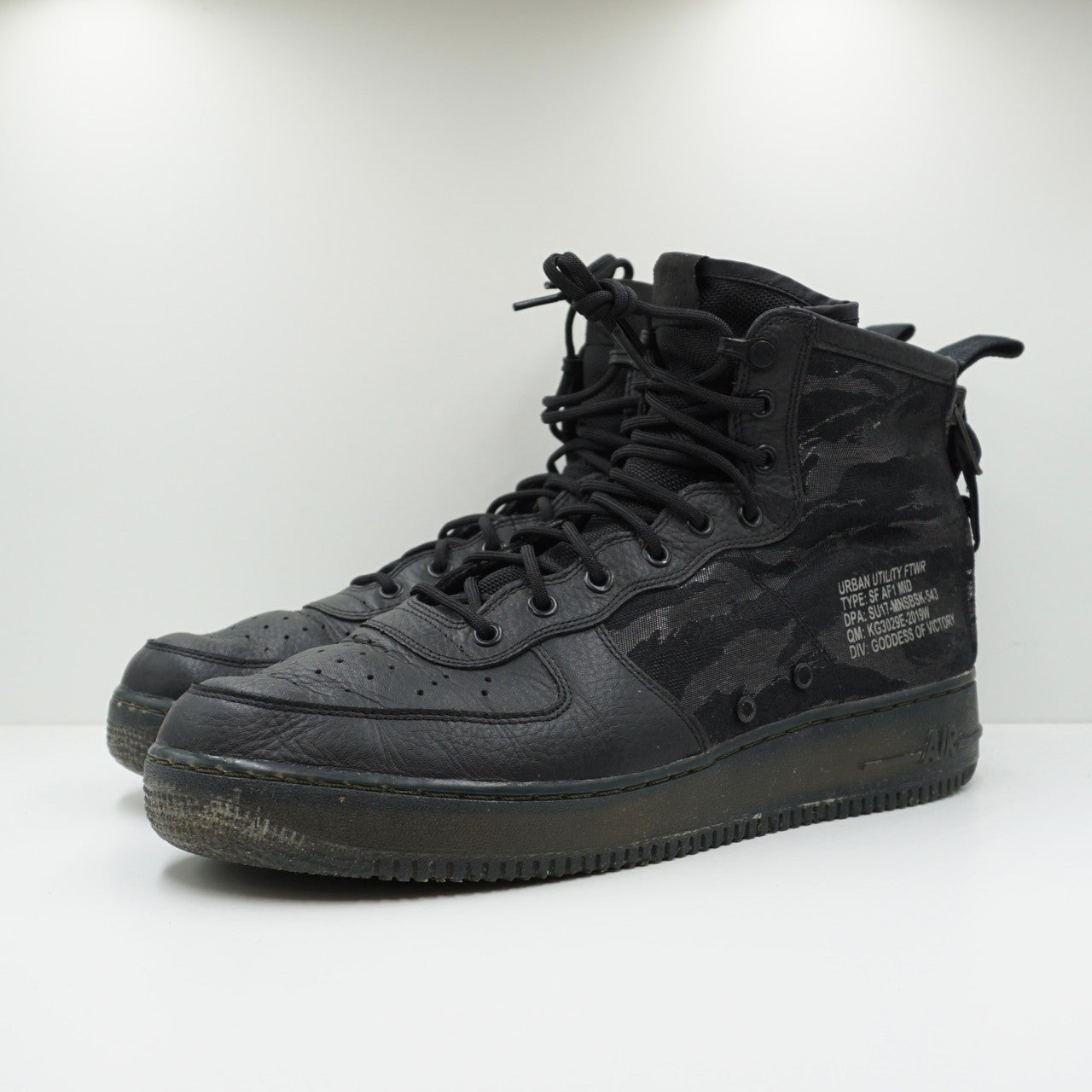 Nike SF Air Force 1 Mid Black Cargo Khaki