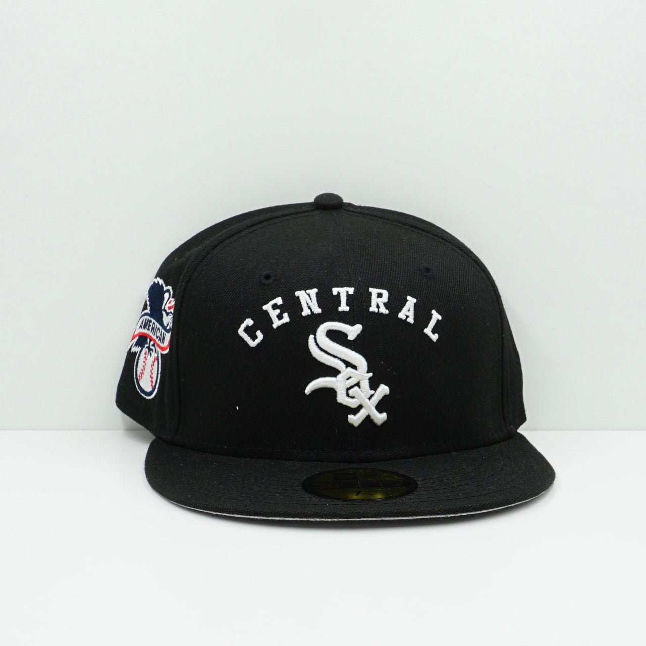 New Era White Sox Central Black Fitted Cap