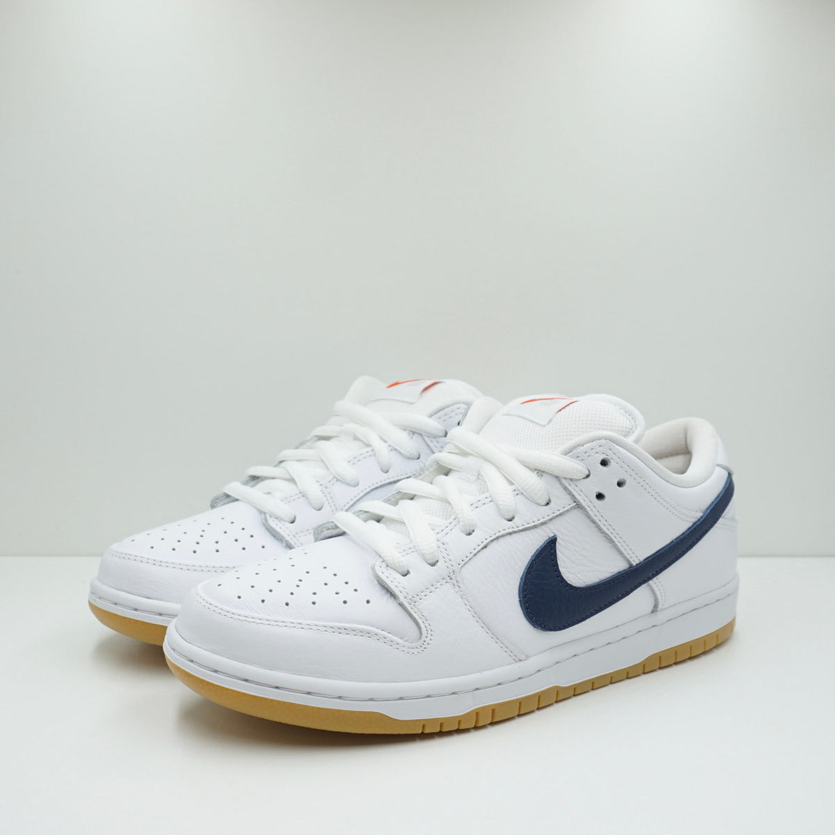Nike SB Dunk Low Orange Label White Navy