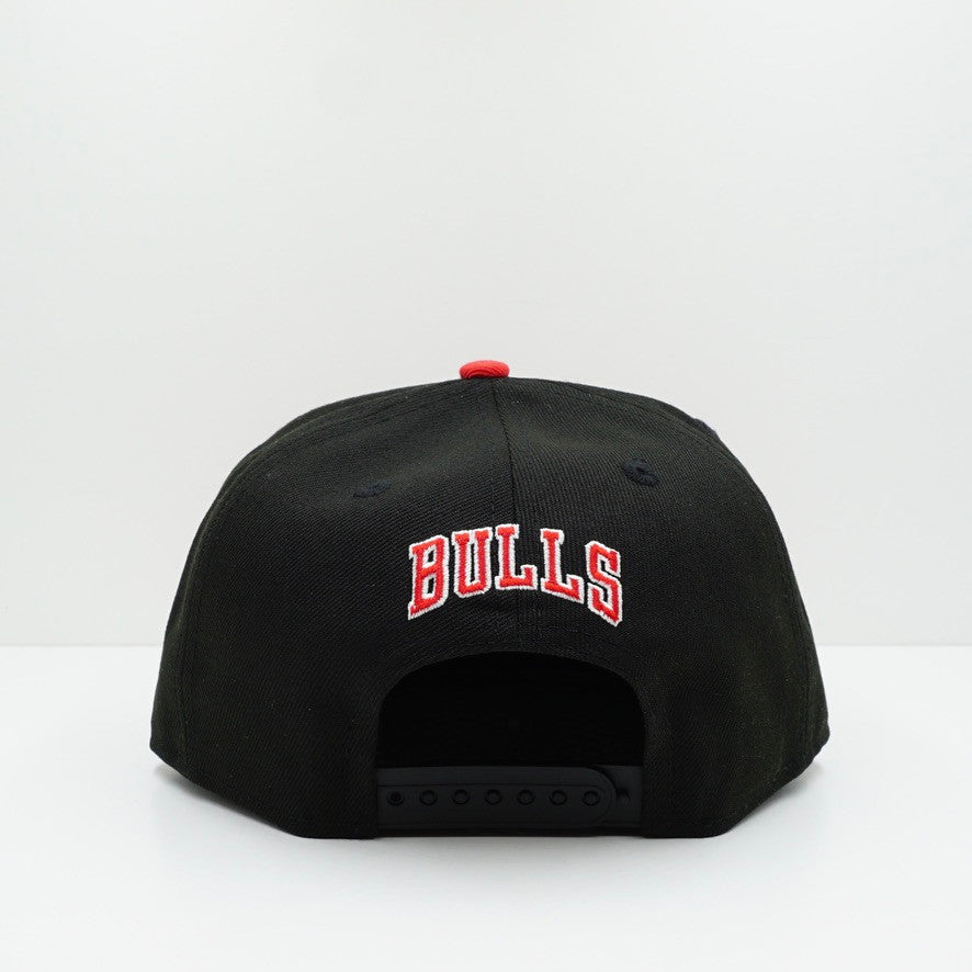 New Era Chicago Bulls Script Logo Snapback Cap