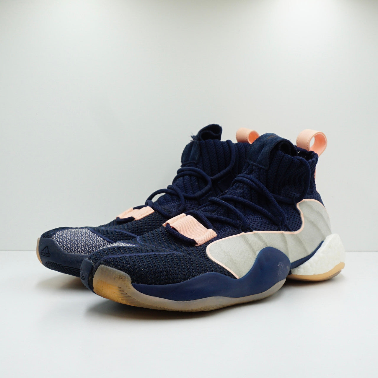 Adidas crazy byw x cheap collegiate navy clear orange