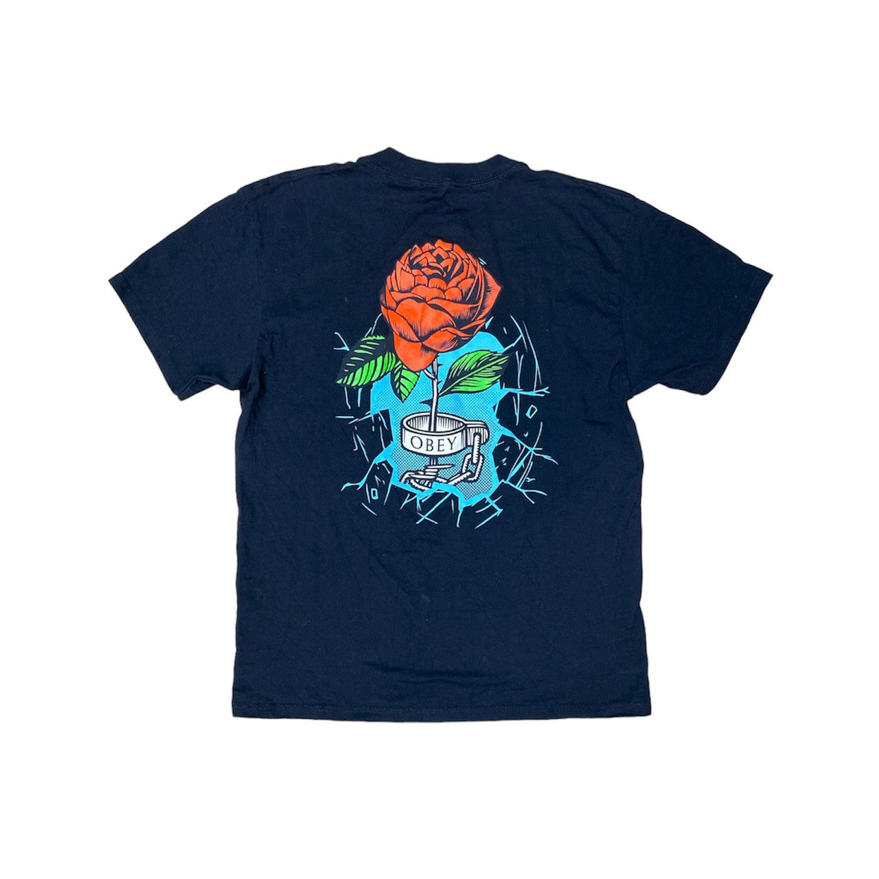 Obey Black Rose Tshirt